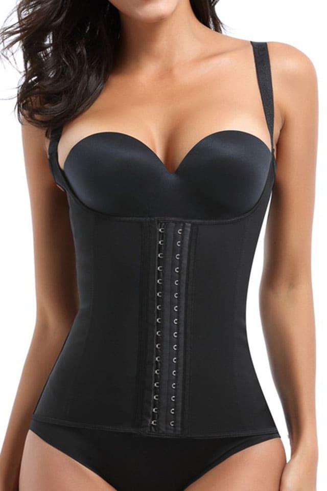 Dikişsiz Agraflı Yüksek Bel Korse Pera Fitol 5001 - Siyah