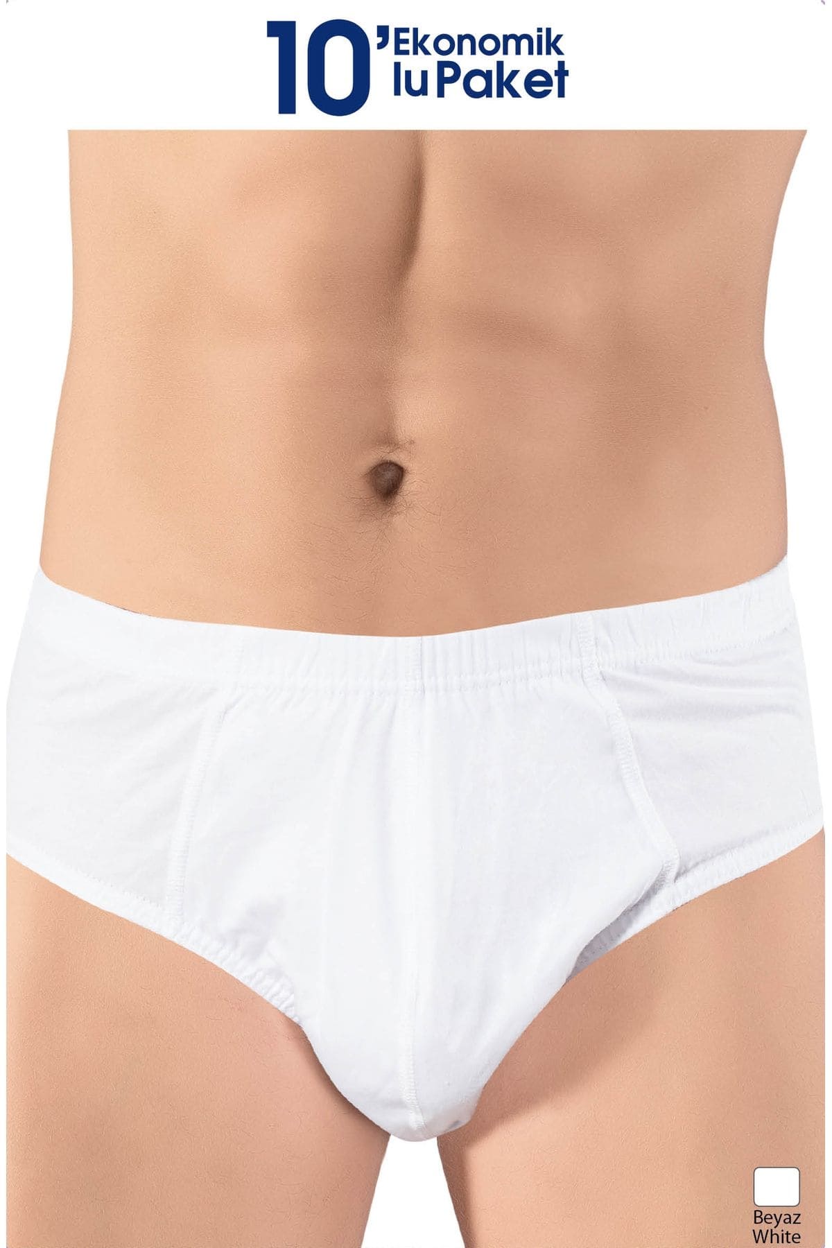 Yüksek Pamuk Oranı Kompakt Kesim Slip Külot Lüx DRM 6020 - Beyaz