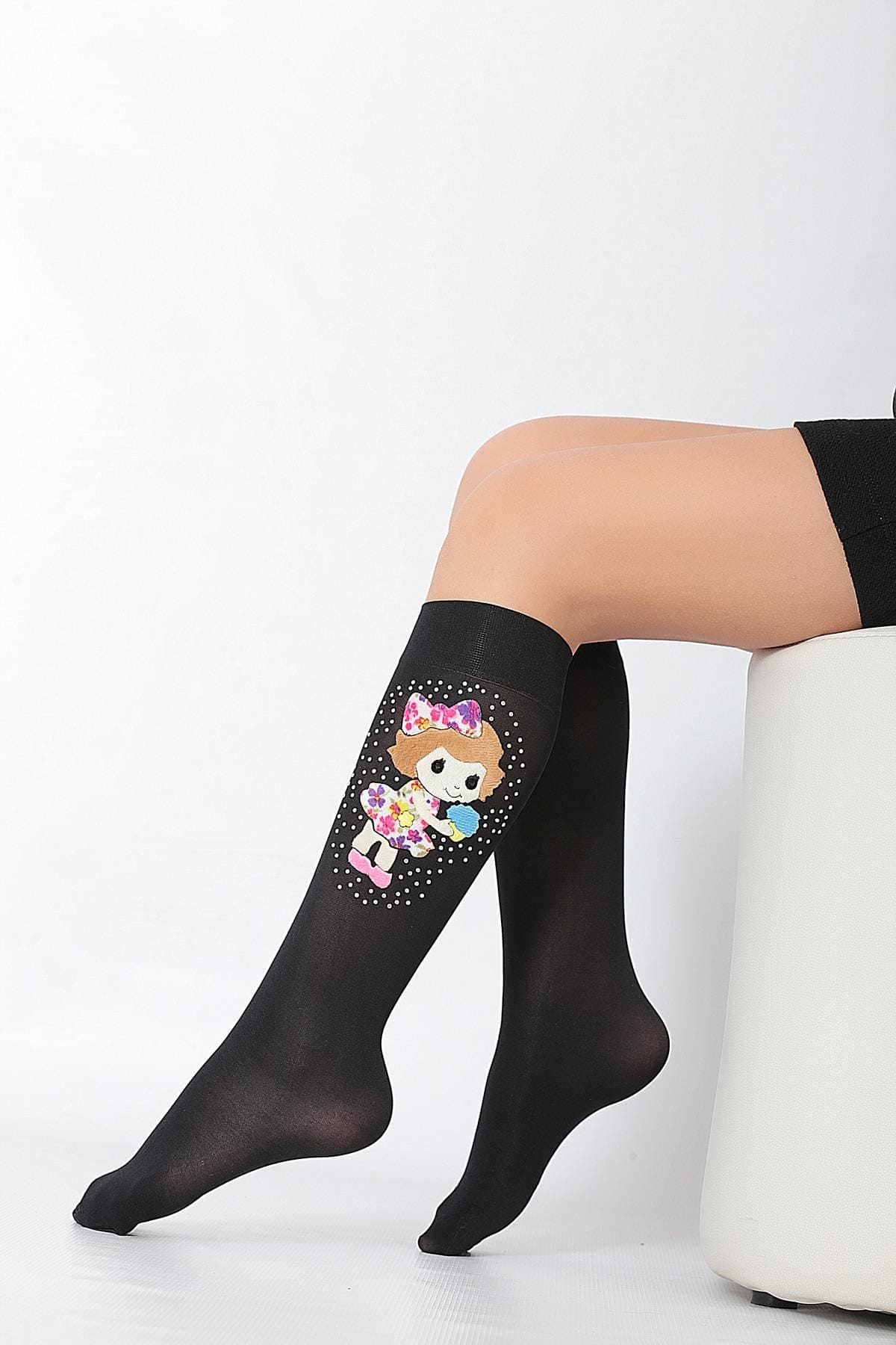 Mikro Dizaltı Çorap Siyah Daymod 2242009 - Siyah