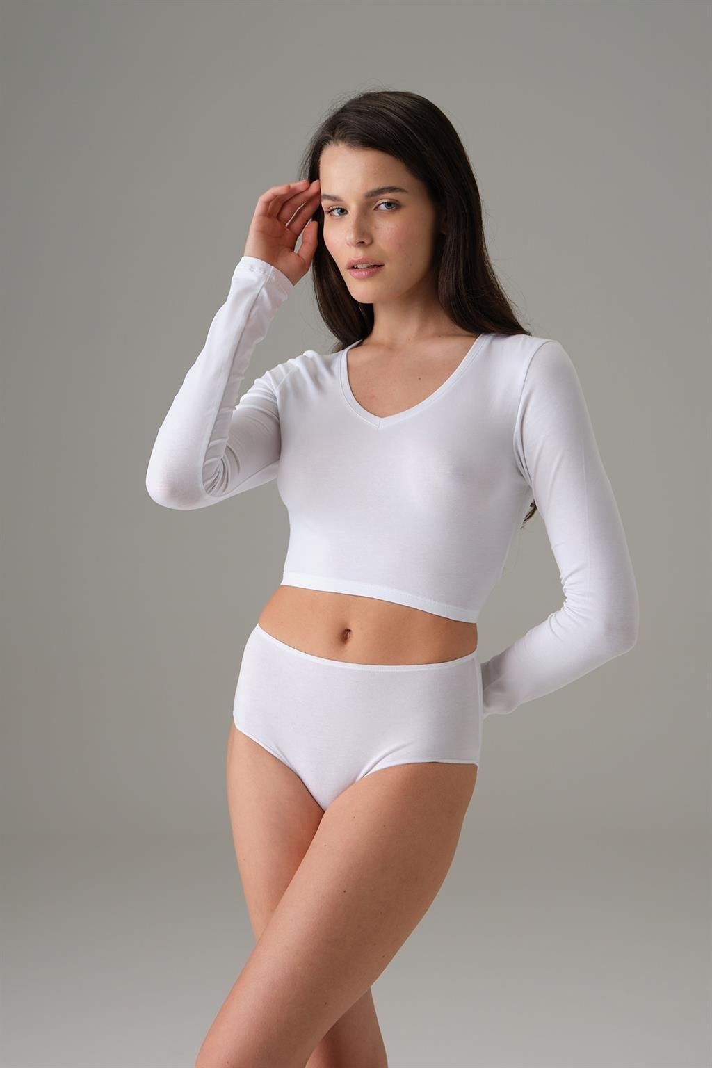 Doreanse Esnek Tek Parça Crop Body Doreanse 8503