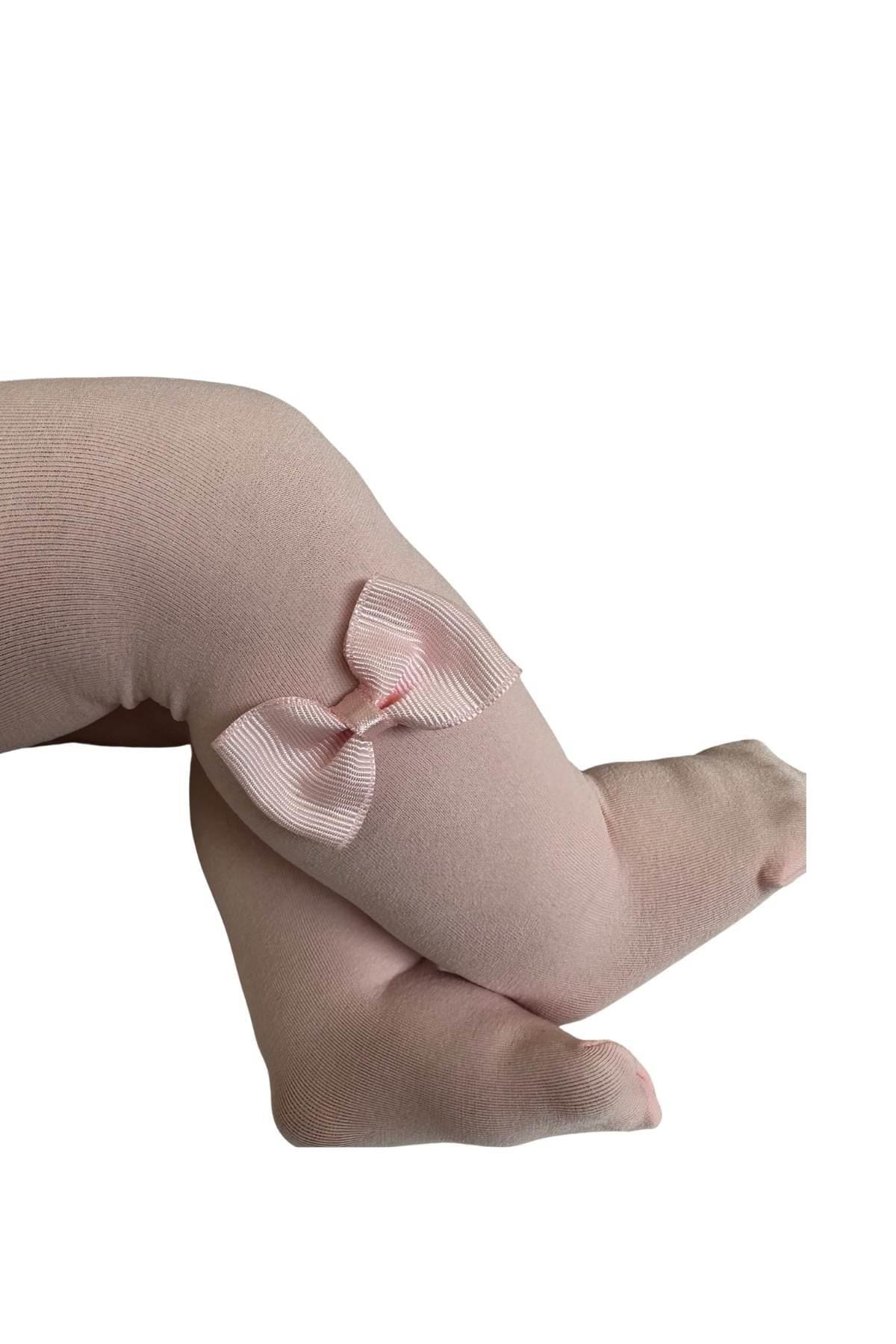 Fiyonklu Pembe Külotlu Çorap Polyamid Elastan Daymod 2142037 - Pembe