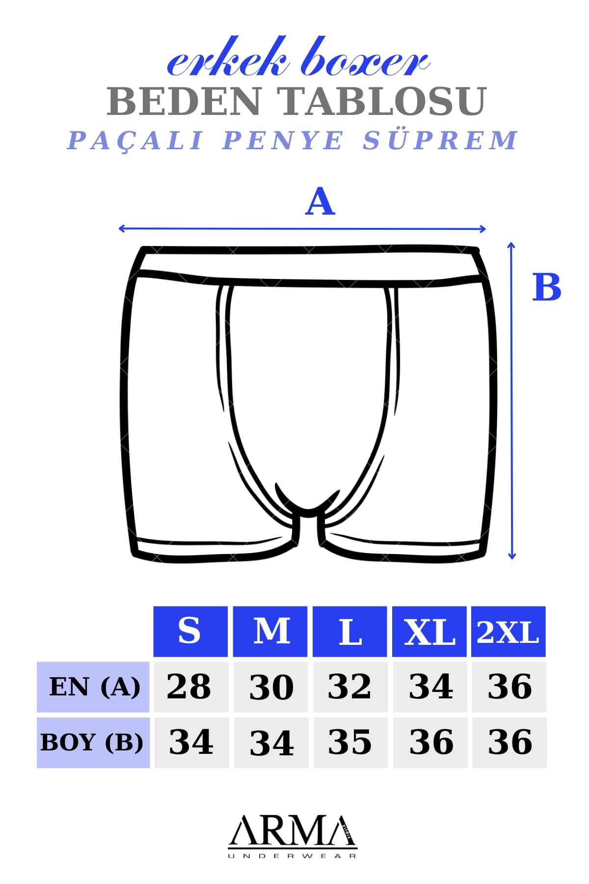 Pamuk Modal Esnek Bel Lastikli Boxer Arma Yıldız 1005 - Beyaz