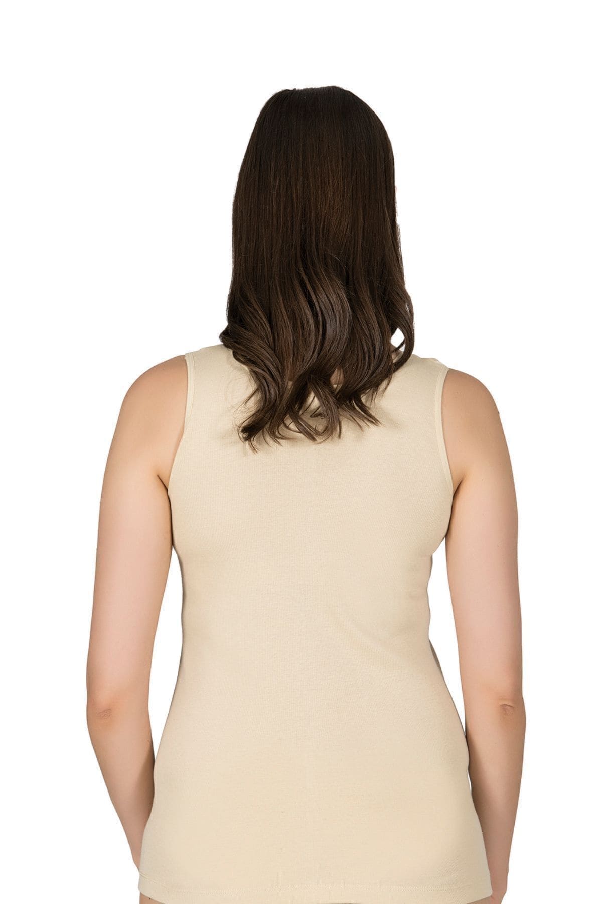 Kalın Askılı Ribana Pamuklu Atlet Özkan 0111 - Ten