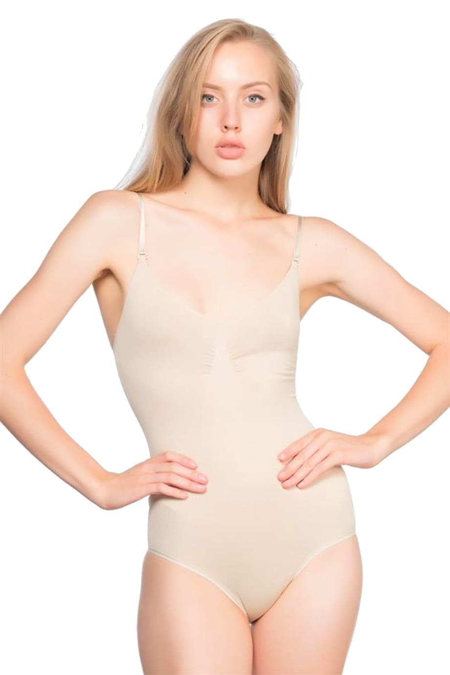 Dikişsiz Yüksek Bel Korse Pera Fitol 8007 - Ten