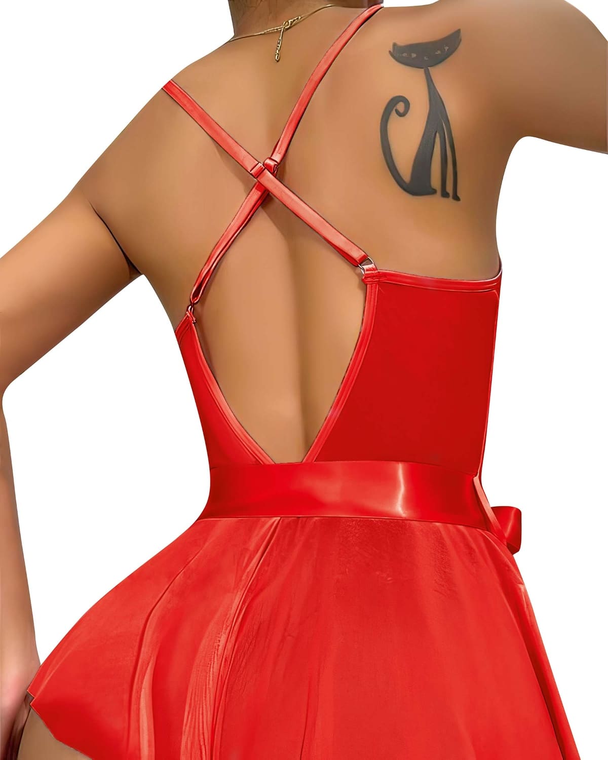 Lily Bianca Şeffaf Tek Parça Body Poliamid Elastan Lily Bianca 1013 - Görsel 2