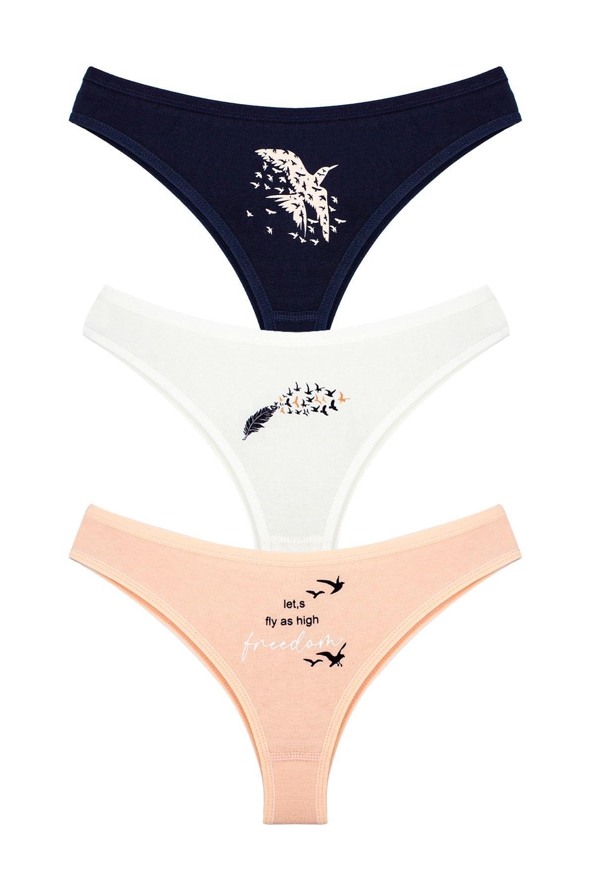 Öts İç Giyim İnce İp Detaylı Minimal String Külot Öts 4209