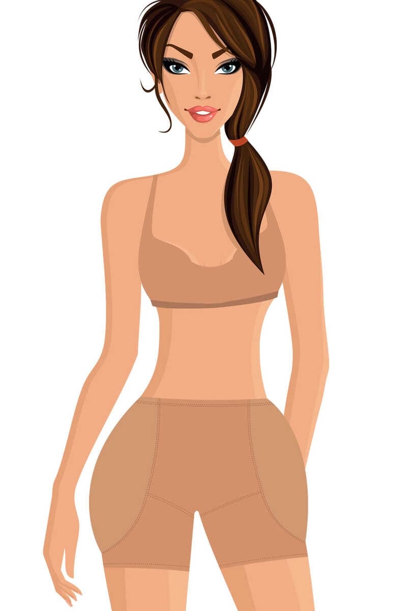 Yüksek Bel Karın Destekleyici Külot Yeni İnci 180 - Ten