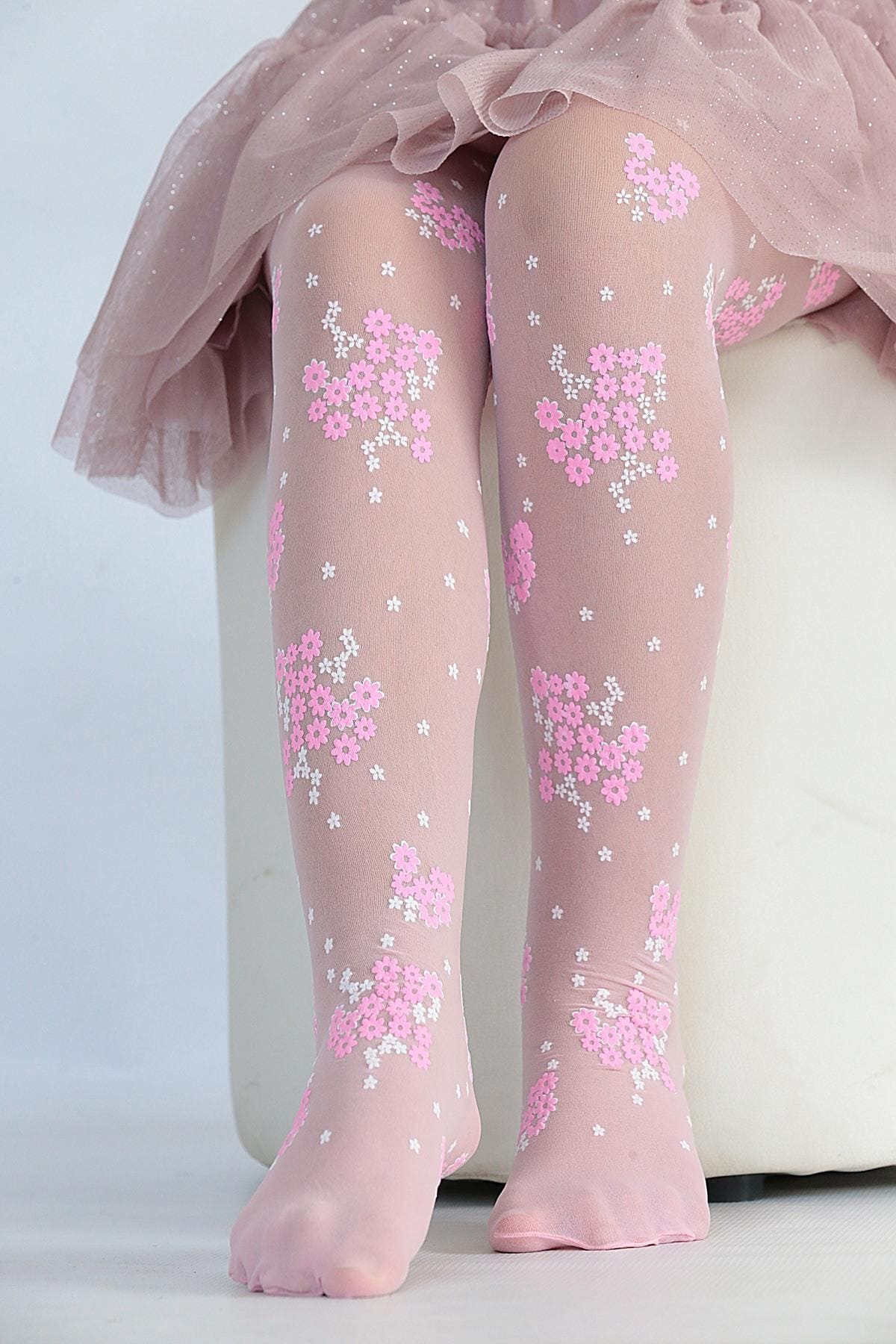 Daymod Pamuklu Kaydırmaz Taban Çocuk Külotlu Çorap Daymod 2125001 - Görsel 3