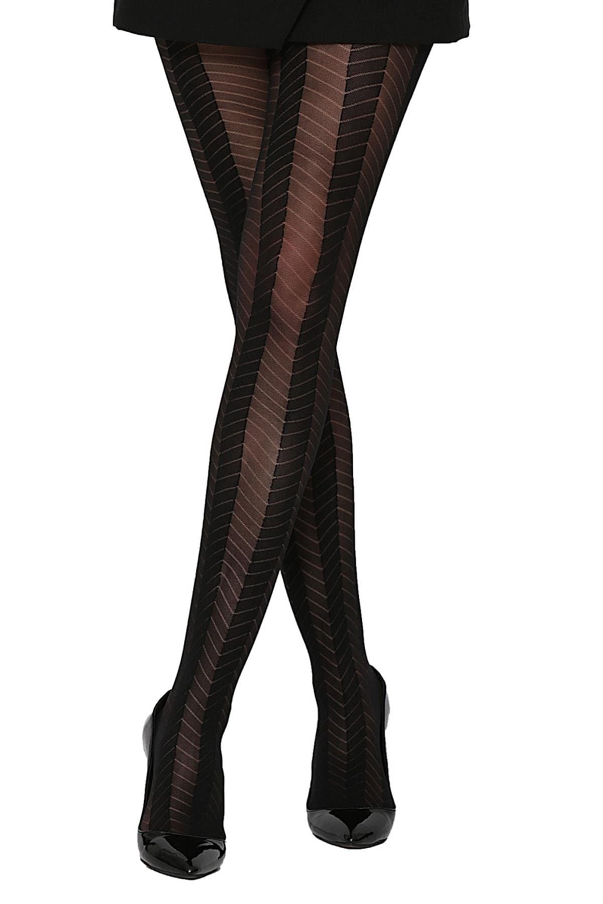 Esnek Düşük Denye Külotlu Çorap Daymod 1121118 - Siyah