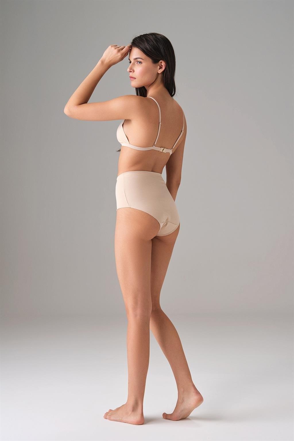 Dikişsiz Yüksek Bel Kadın Korse Doreanse 5923 - Ten