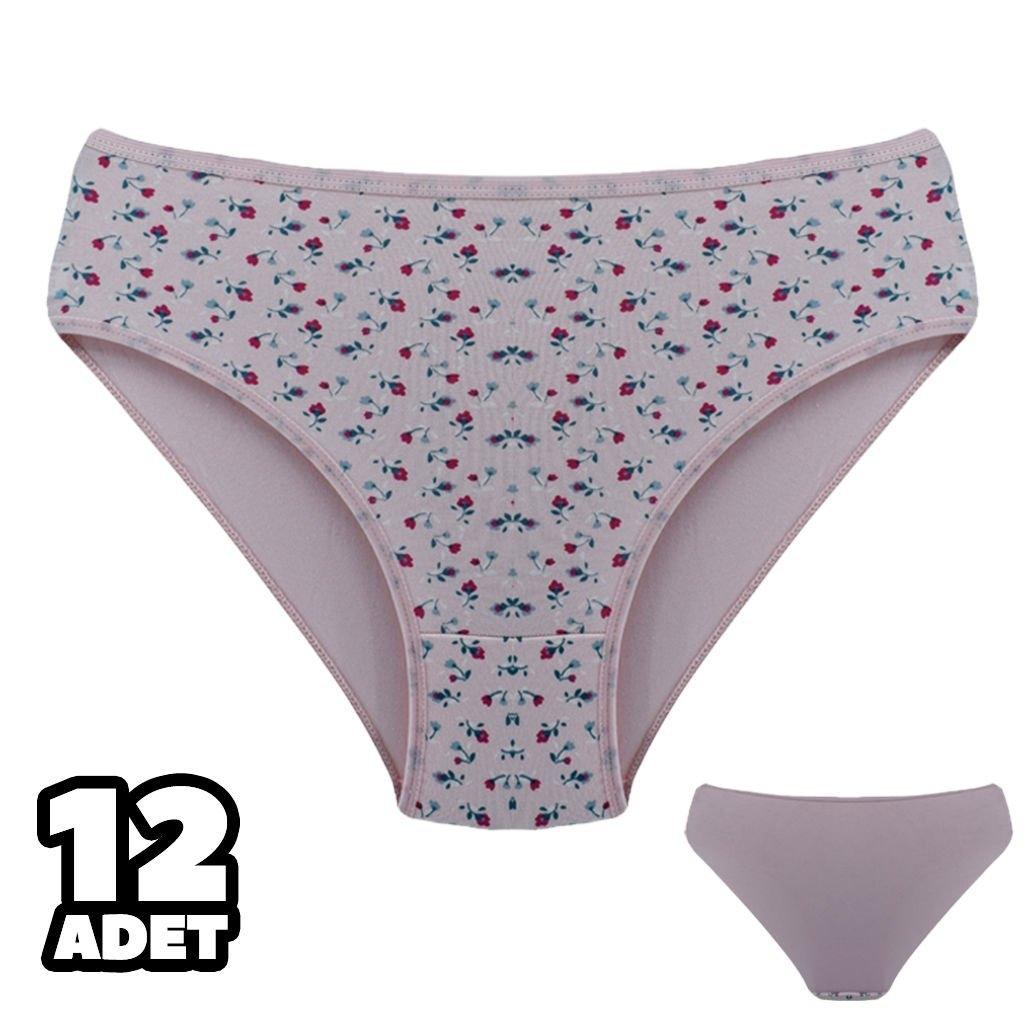 Yüksek Pamuk Oranlı Slip Külot Pudra Dondeza 201 - Pudra