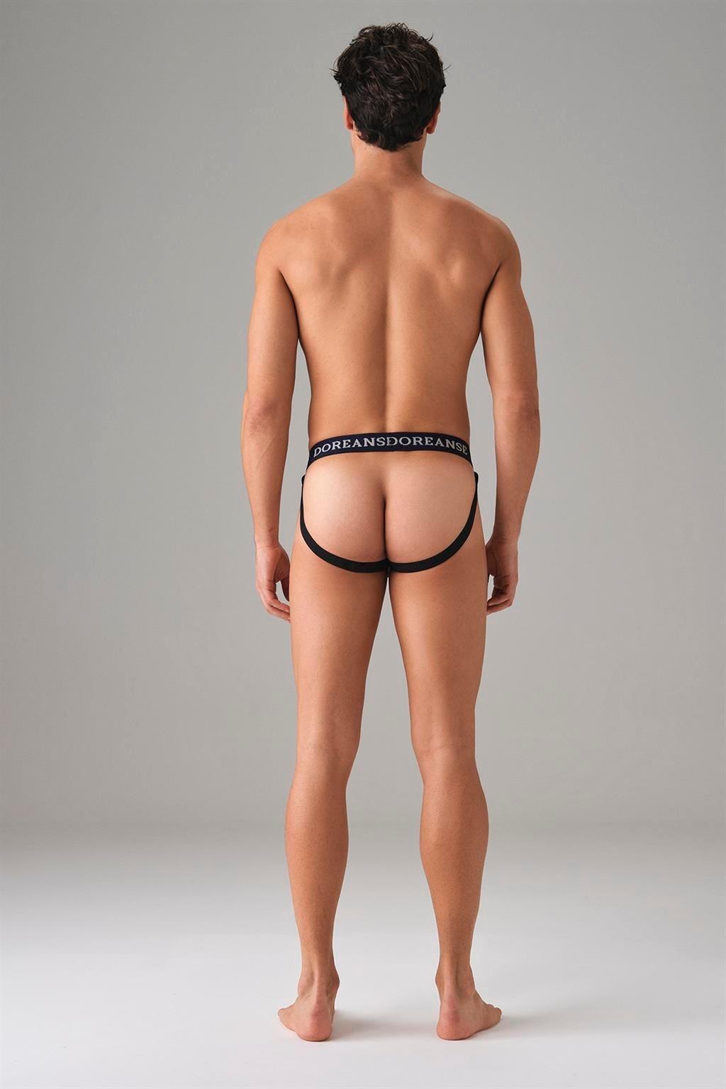Polyester Likra Jockstrap String Erkek İç Giyim Doreanse 1004 - Lacivert
