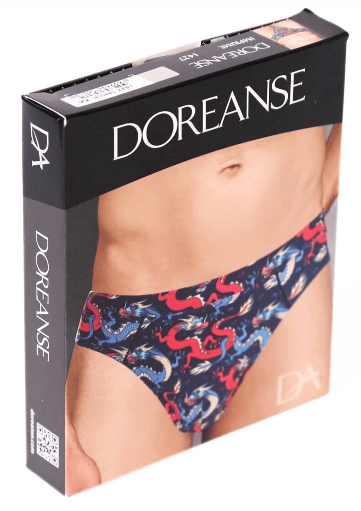 Doreanse Renkli Ejderha Desenli Slip Erkek İç Giyim Doreanse 1427 - Görsel 2