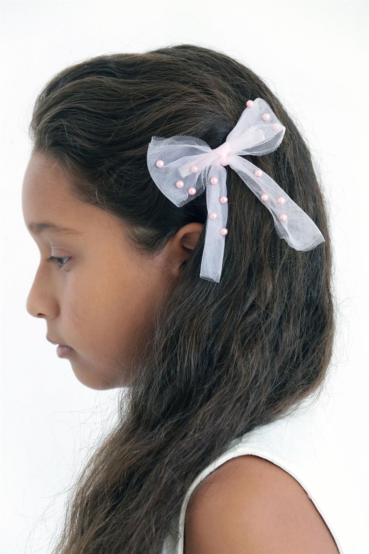 Kaydırmaz Tabanlı Pamuklu Çocuk Külotlu Çorap Daymod 2125175 - Beyaz