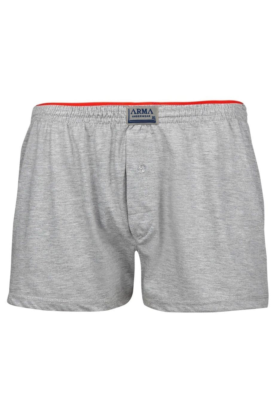 Düğmeli Havlu Bel Boxer 4'lü Paket Pamuk Süprem Arma 1140 - Füme