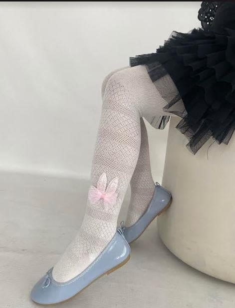 Ekose Desenli Kaydırmaz Tabanlı Çocuk Külotlu Çorap Daymod 2142064 - Görsel