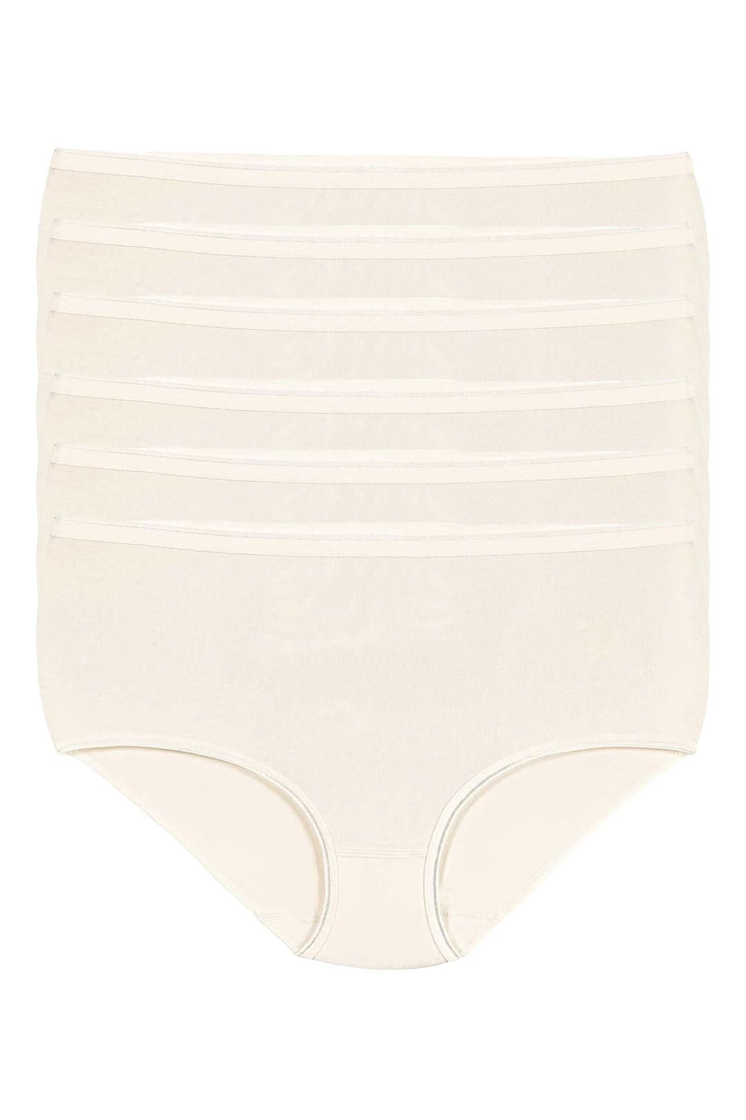 Yüksek Bel İz Yapmaz Bato Kadın Külot Ekru Yıldız 3748 - Ekru