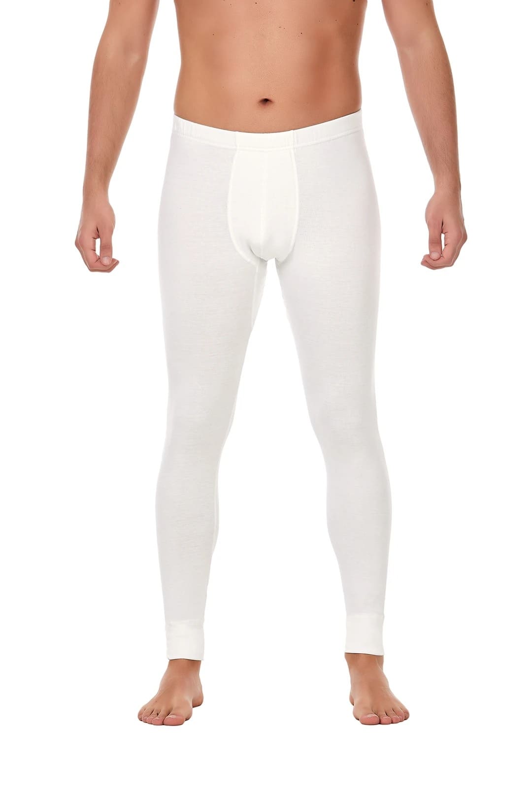 Fırçalı İç Yüzey Nefes Alan Uzun Termal Alt Erkek İçlik Yıldız 265 - Ekru