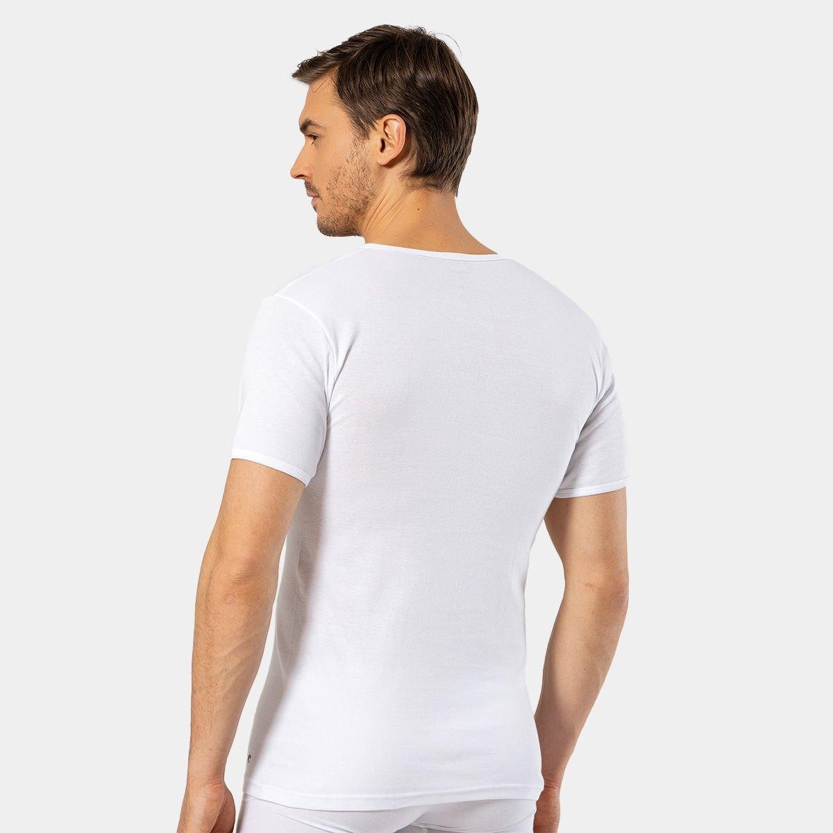 Cacharel Derin V Yaka Pamuk Kusu Kolları Atlet Cacharel 1502 - Görsel 4