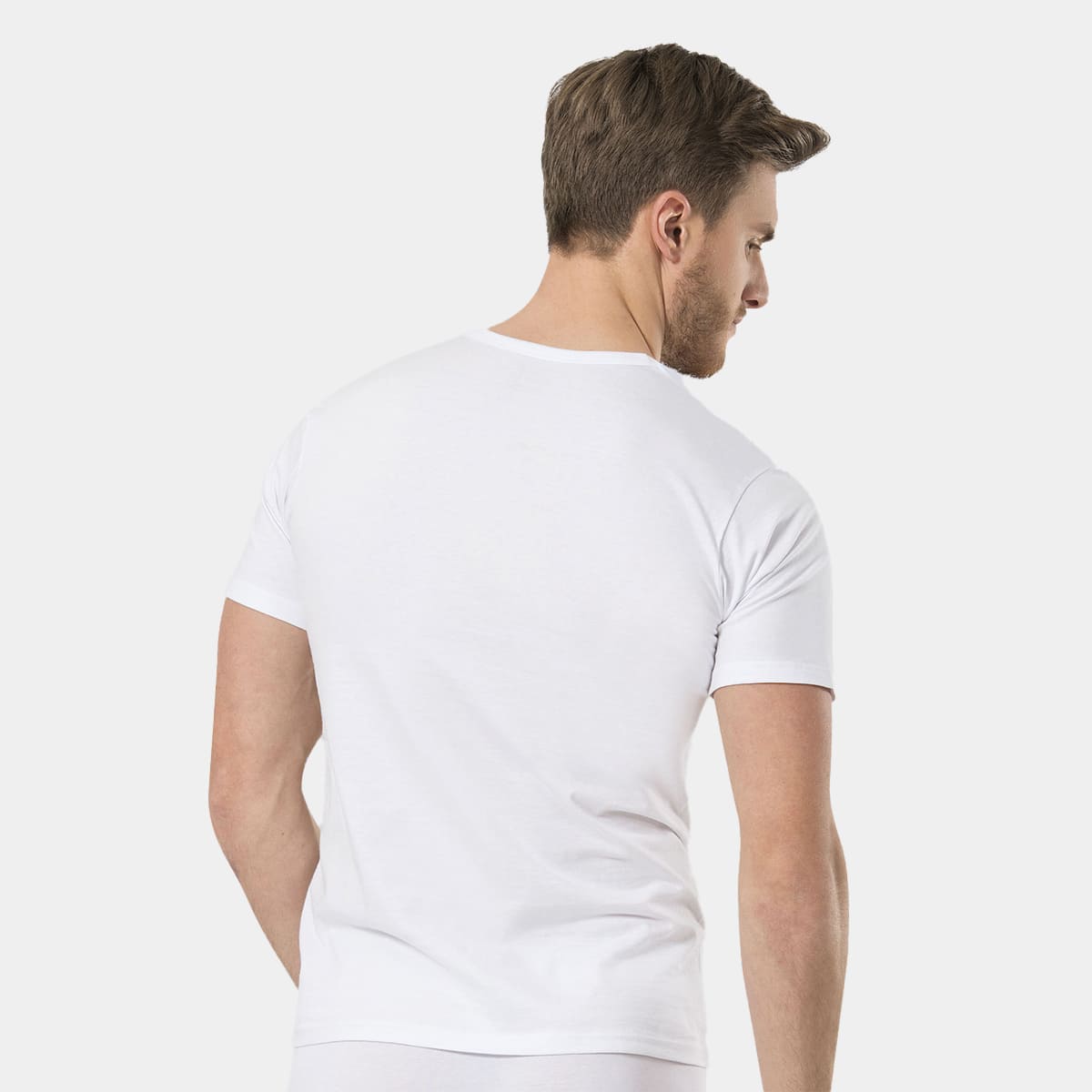 Türen Pamuklu Esnek Ribana Fanila 2li Erkek Atlet Türen 101 - Görsel 4