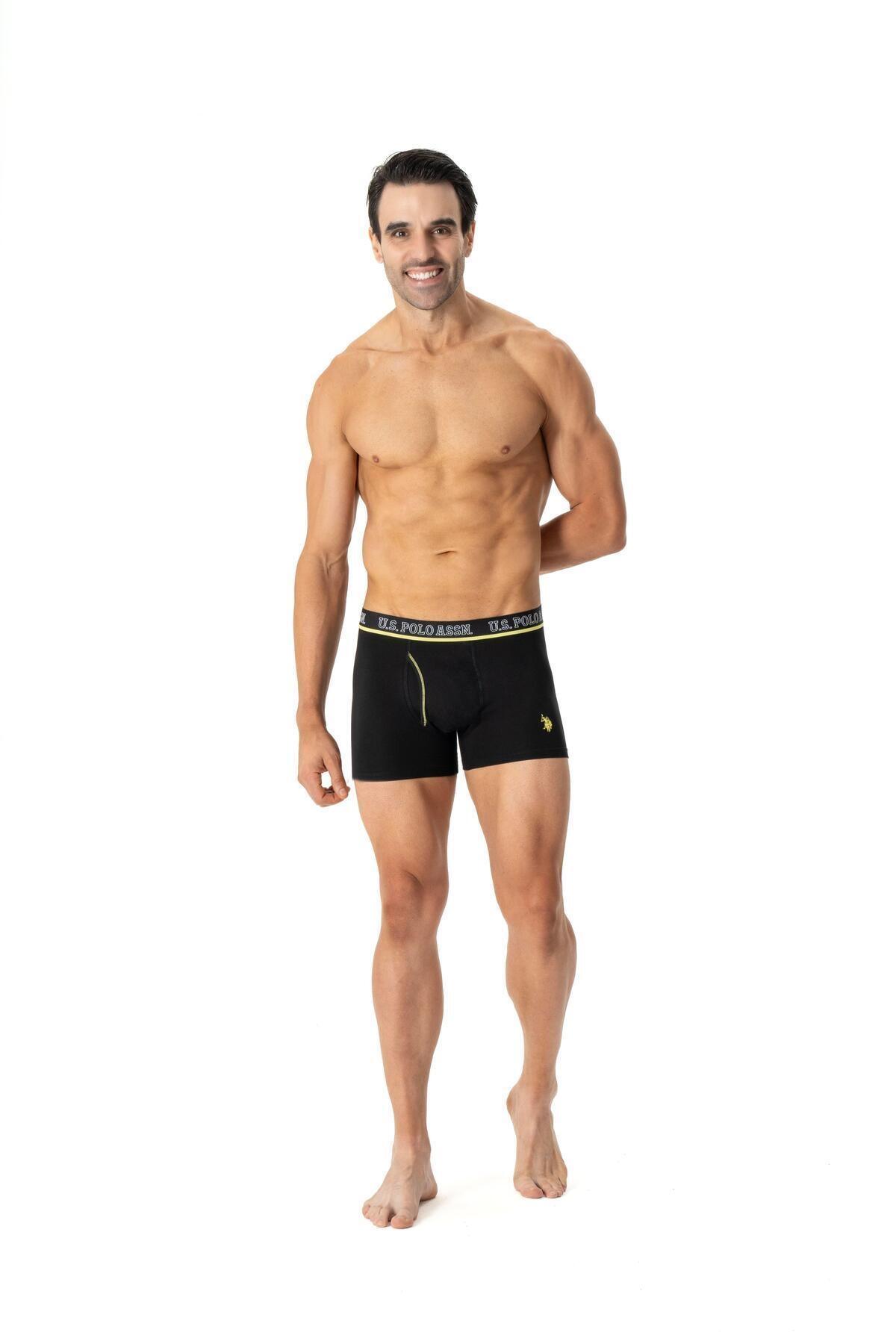 Us. POLO Assn. Pamuklu Esnek Bel Boxer U.S. Polo Assn. 80508 - Görsel 5