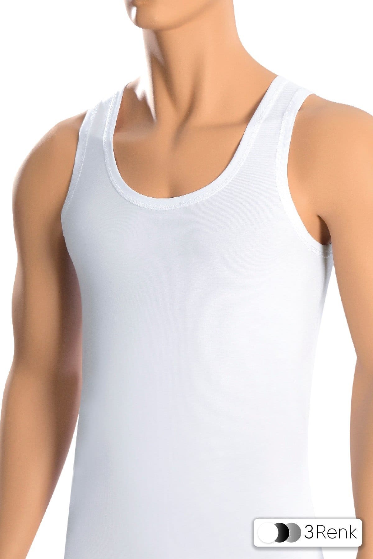 Pamuk Süprem Uzun Kol Atlet Öts 1210 - Beyaz