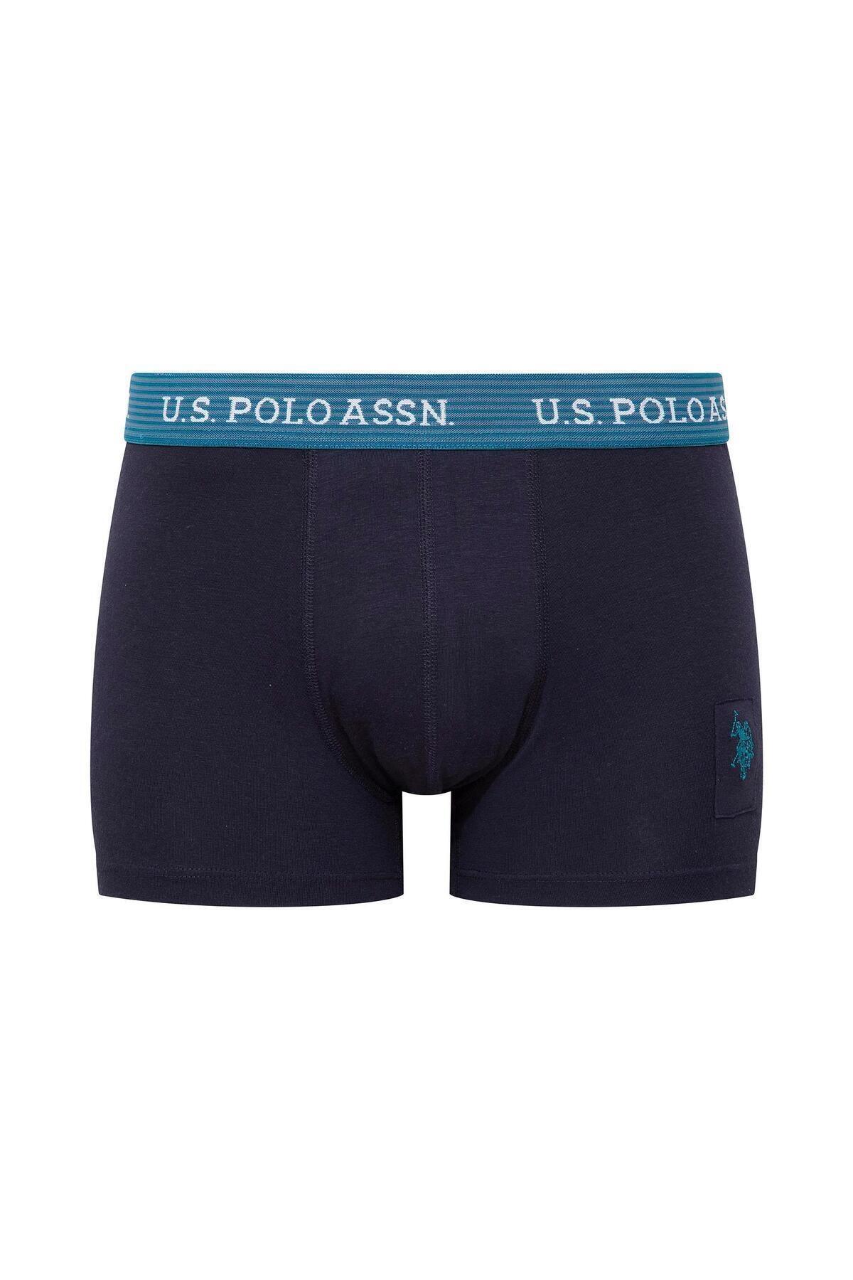 Us. POLO Assn. Pamuklu Yüksek Bel Erkek Boxer U.S. Polo Assn. 80515 - Görsel 7
