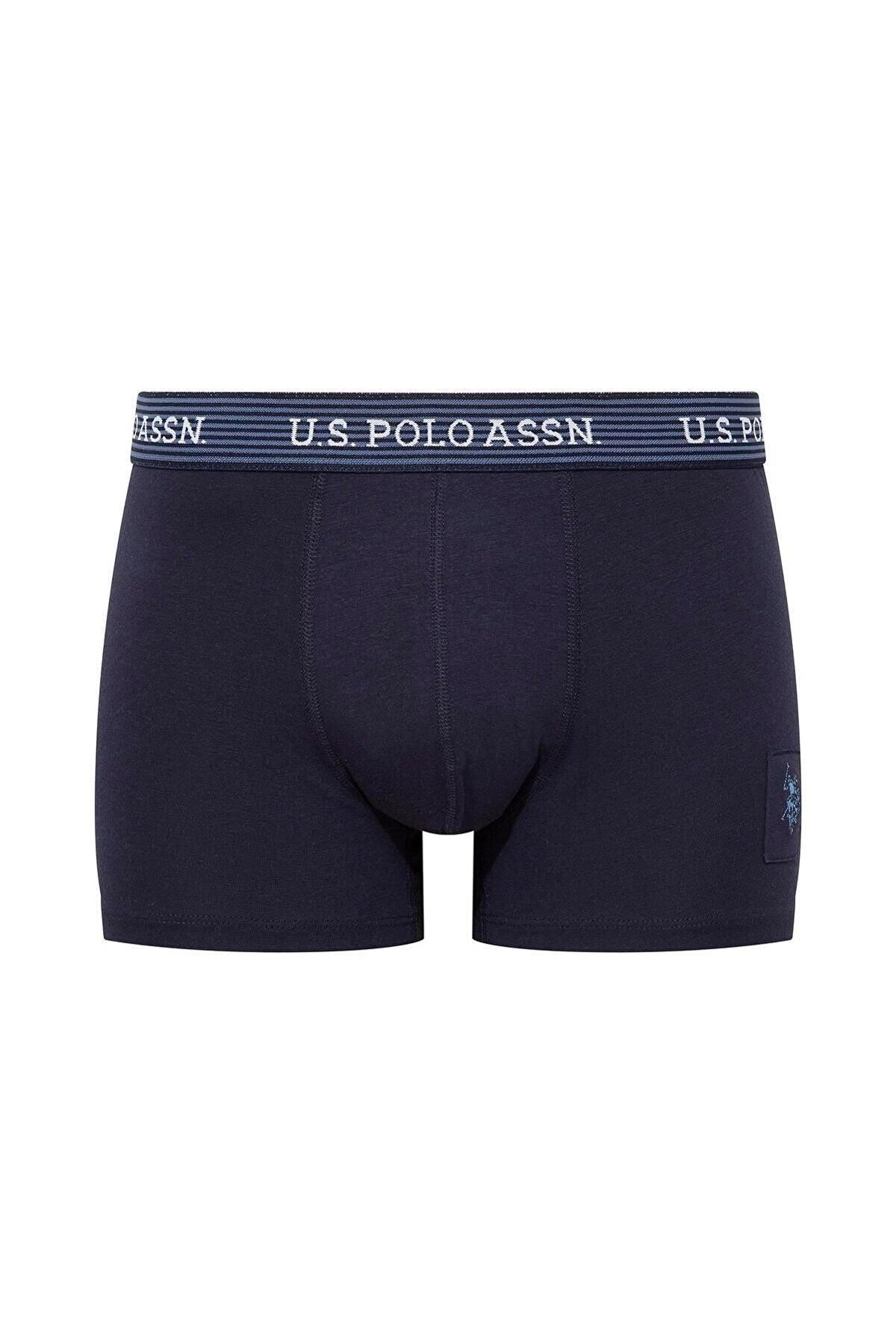 Us. POLO Assn. Pamuklu Yüksek Bel Erkek Boxer U.S. Polo Assn. 80515 - Görsel 2