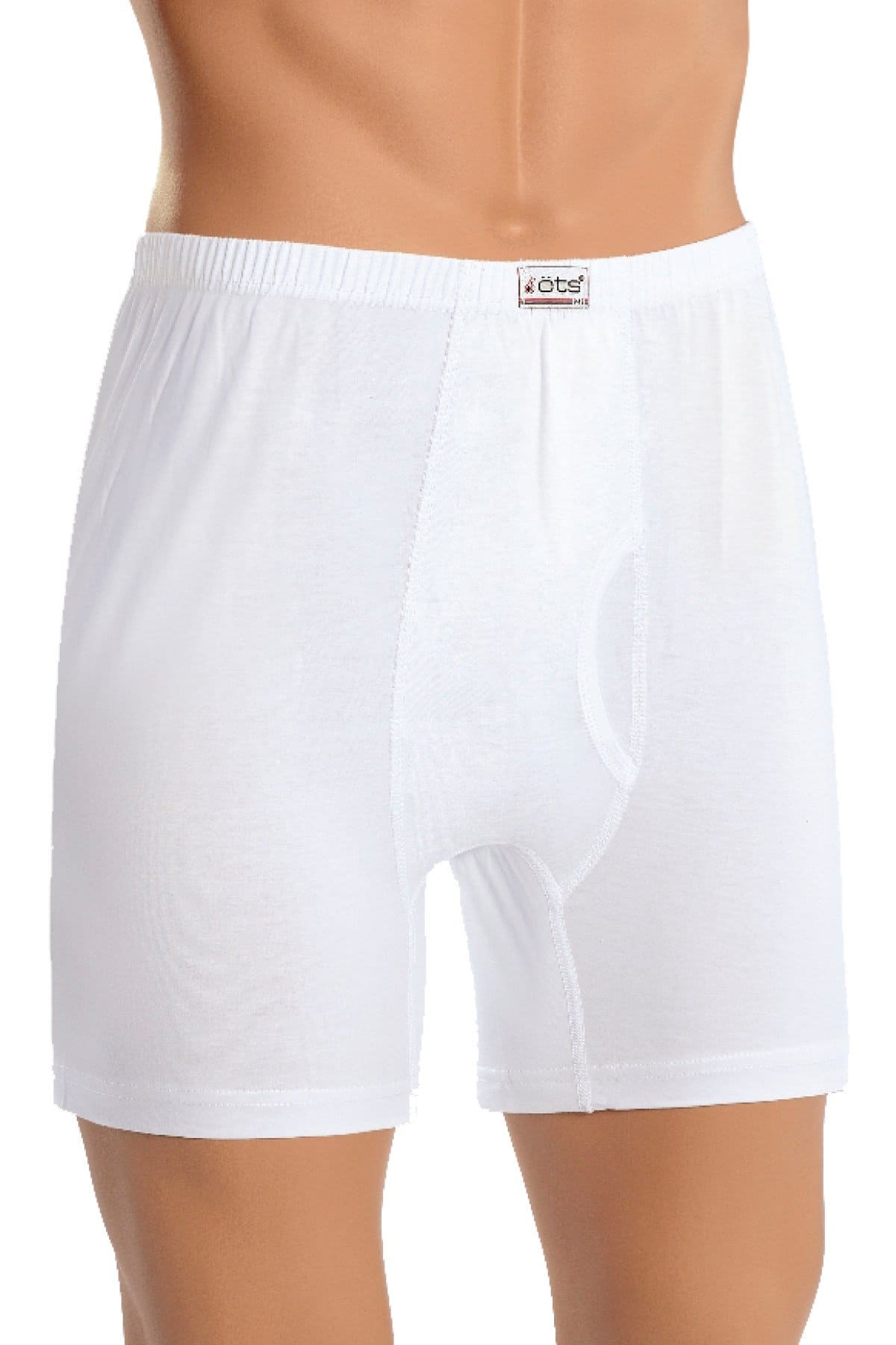 Pamuk Süprem Esnek Bel Erkek Boxer Öts 2620 - Beyaz