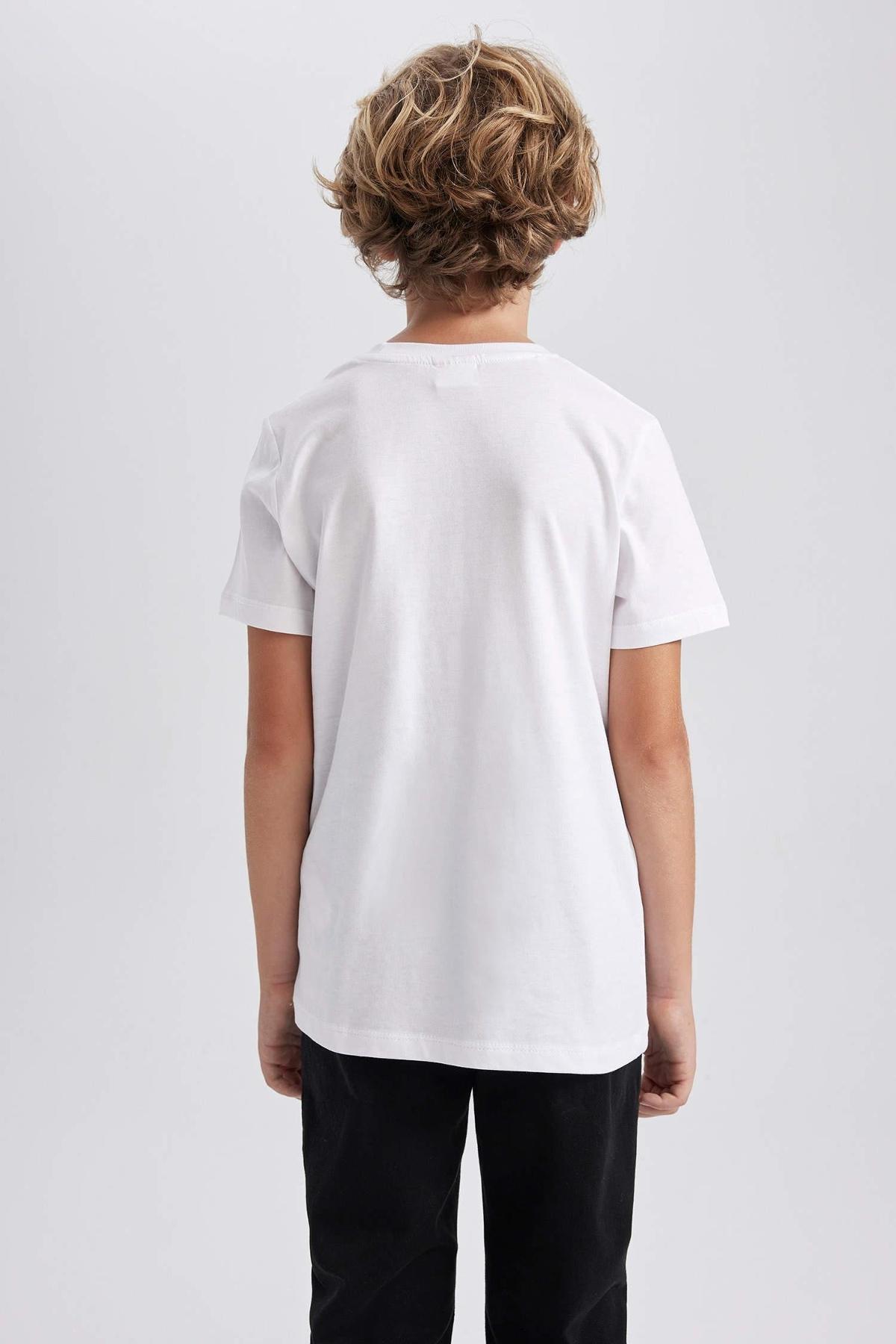 Pamuklu Rahat Kesim Erkek Çocuk Atlet Arma Yıldız 5505 - Beyaz