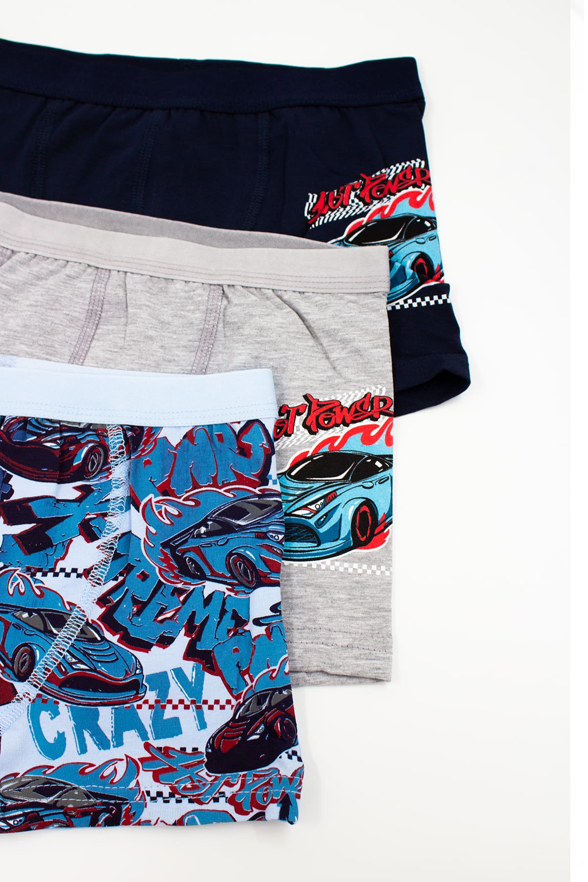 Öts İç Giyim Yüksek Pamuklu Baskılı Erkek Çocuk Boxer Öts 7704