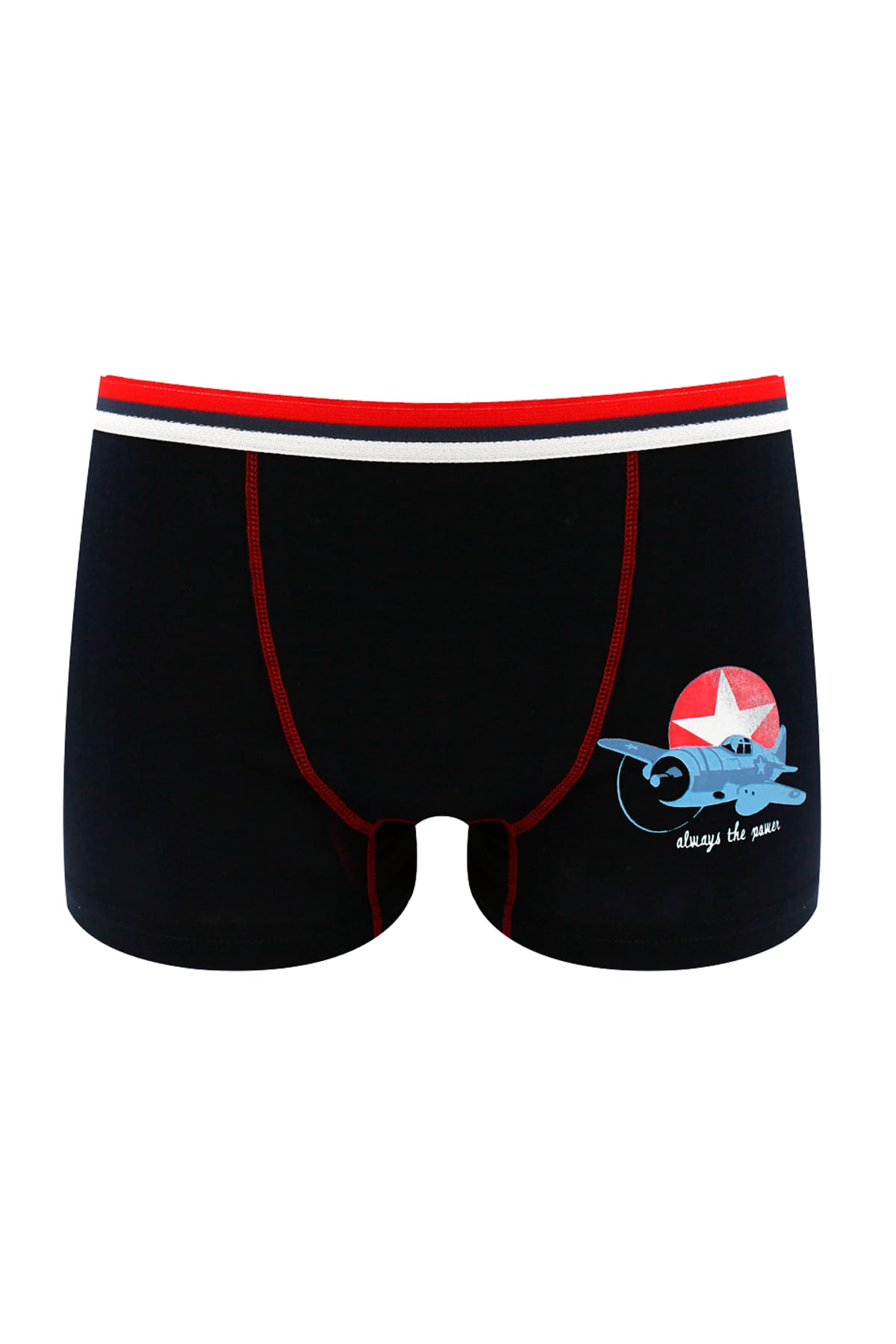 Öts İç Giyim Pamuklu Esnek Boxer Motosiklet Baskılı Öts 7218 - Görsel 3