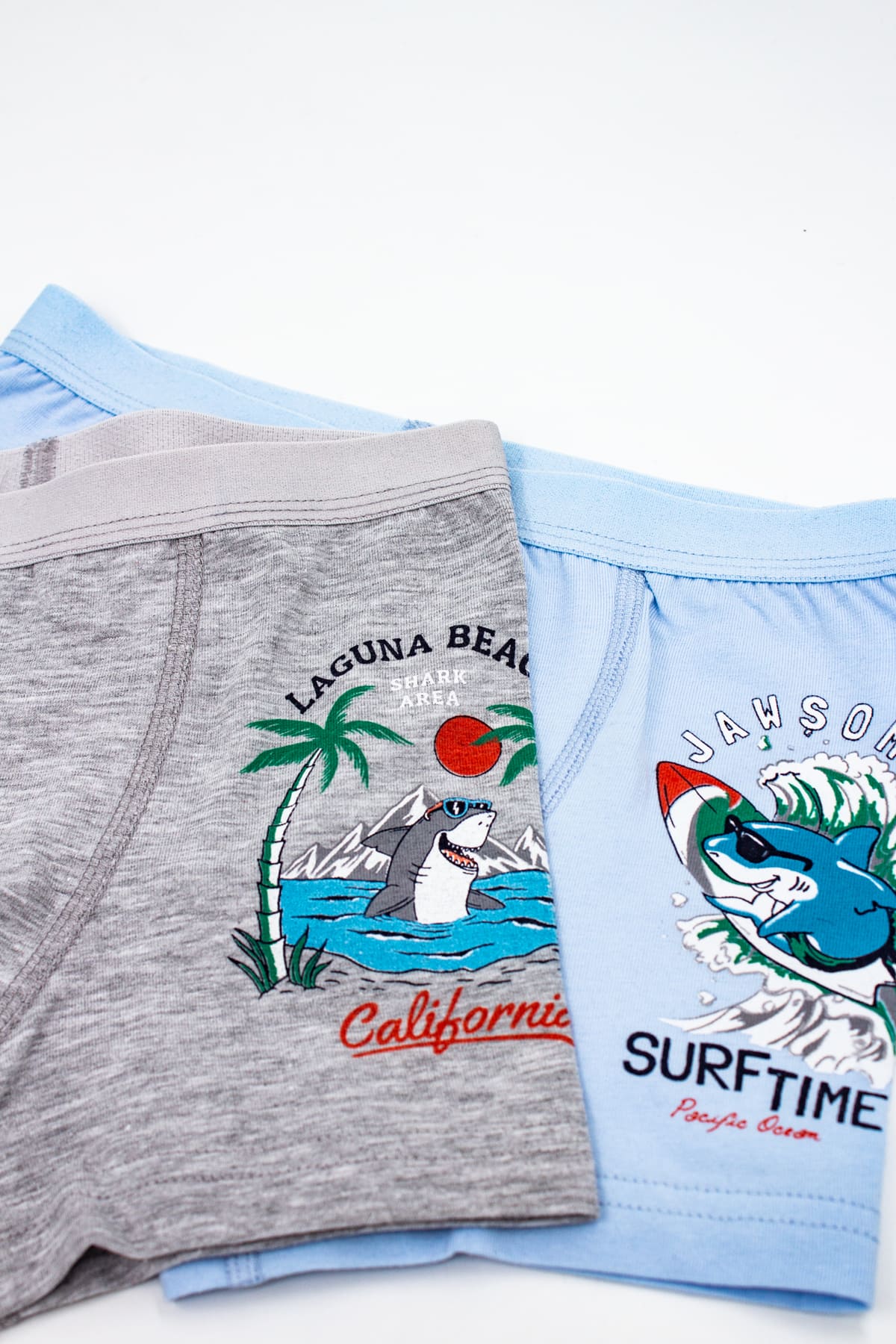 Pamuklu Elastan Erkek Çocuk Boxer  Öts 7392 - Gri