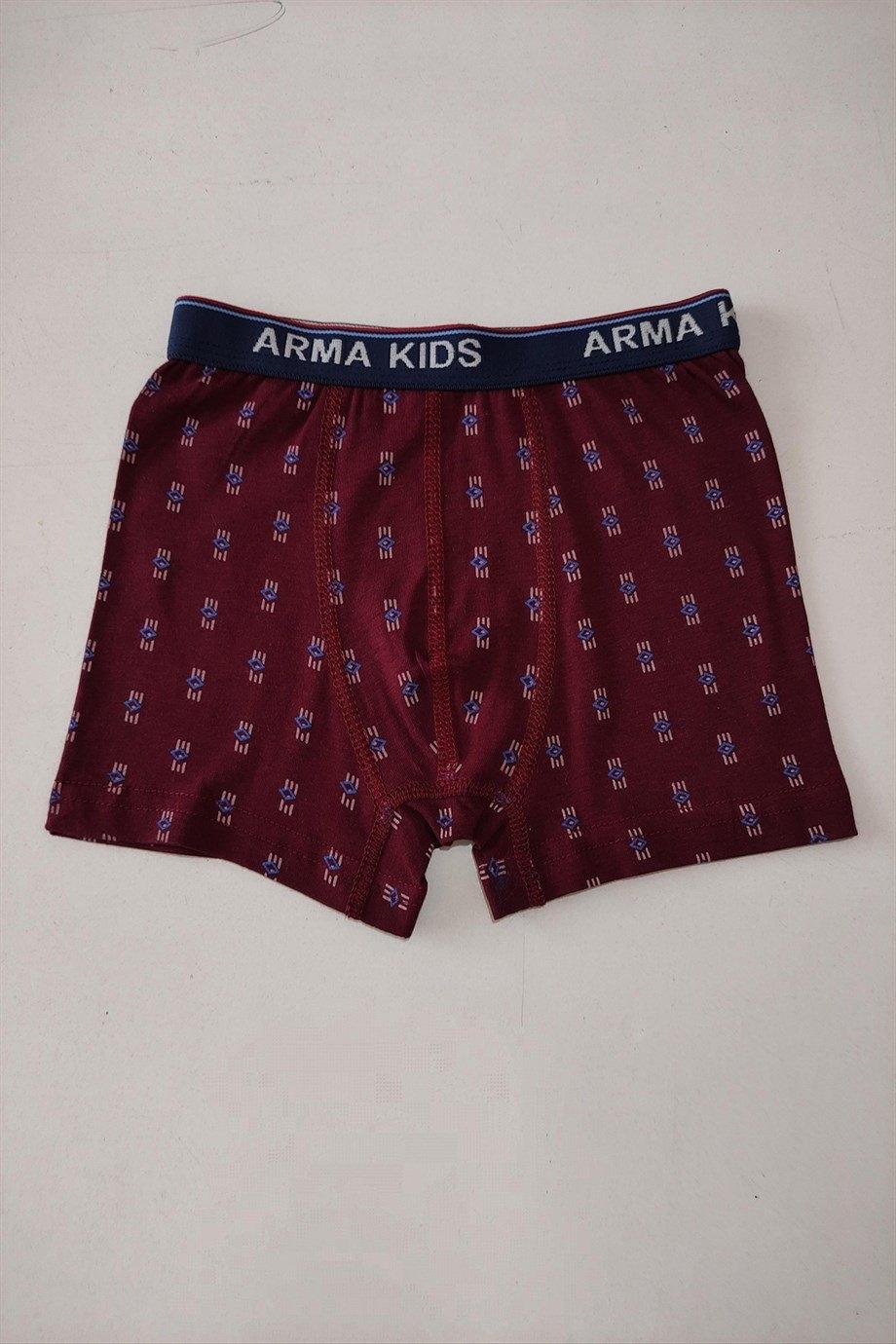 Pamuklu Desenli Likralı Boxer 3'lü Paket Arma Yıldız 5541 - Görsel