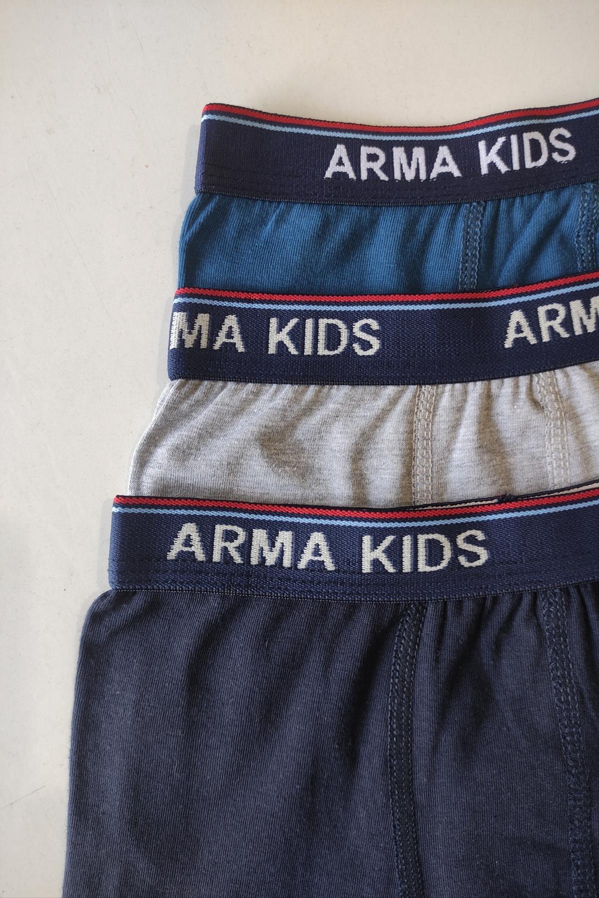 Pamuklu Esnek Düz Boxer Arma Yıldız 5541 - Görsel