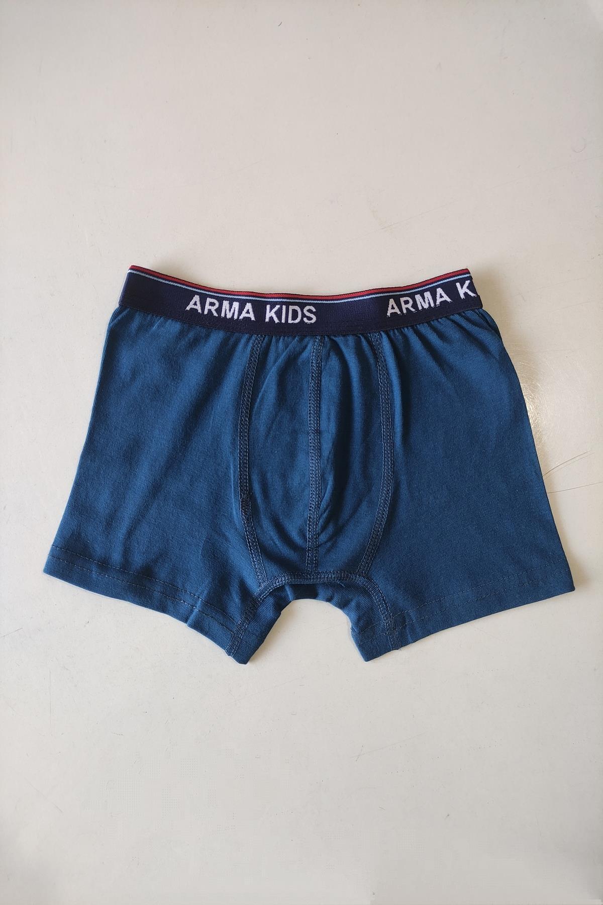 Pamuklu Esnek Düz Boxer Arma Yıldız 5541 - Görsel