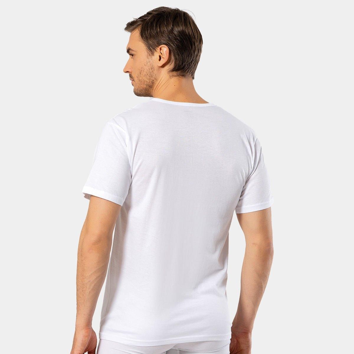 Cacharel Derin V Yaka Modal Pamuklu Erkek Fanila Cacharel 1202 - Görsel 3