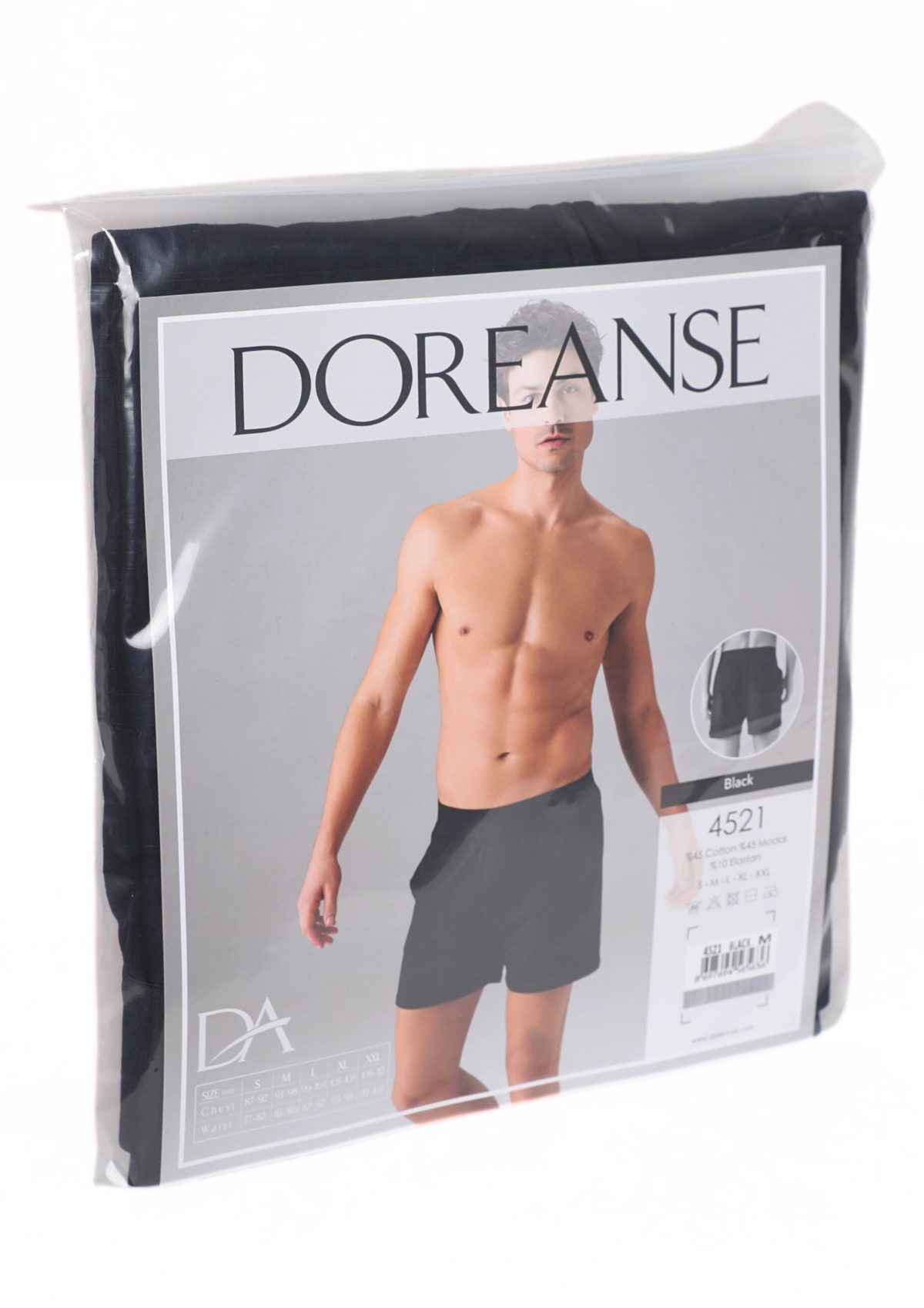 Doreanse Modal Pamuklu Geniş Bel Lastikli Şort Doreanse 4521 - Görsel 3