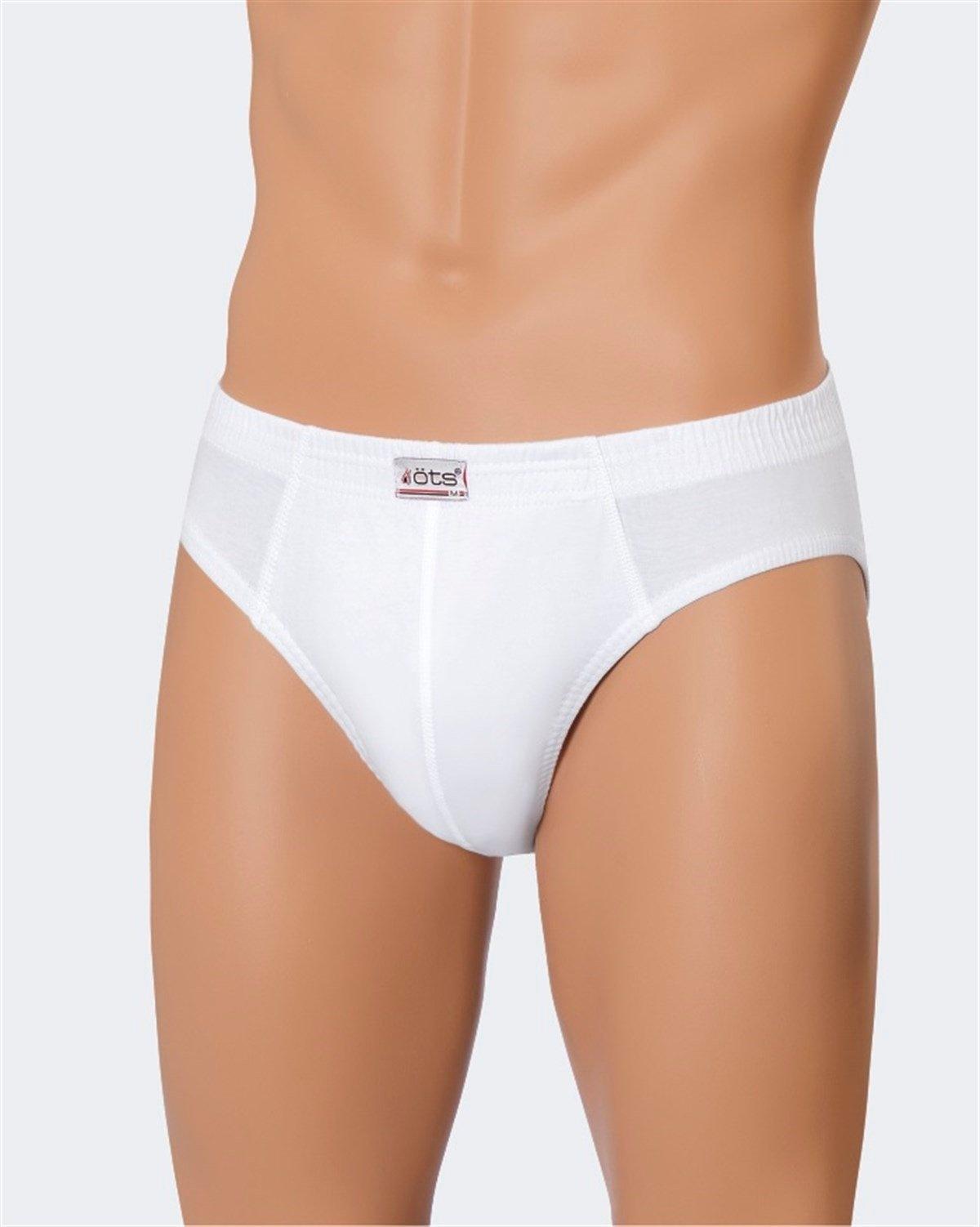 Öts İç Giyim Pamuk Süprem İnce Kenarlı Erkek Slip Öts 2201 - Görsel 3