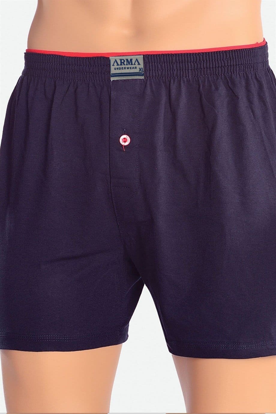 Pamuk Süprem Lacivert Boxer Arma Yıldız 1140 - Lacivert