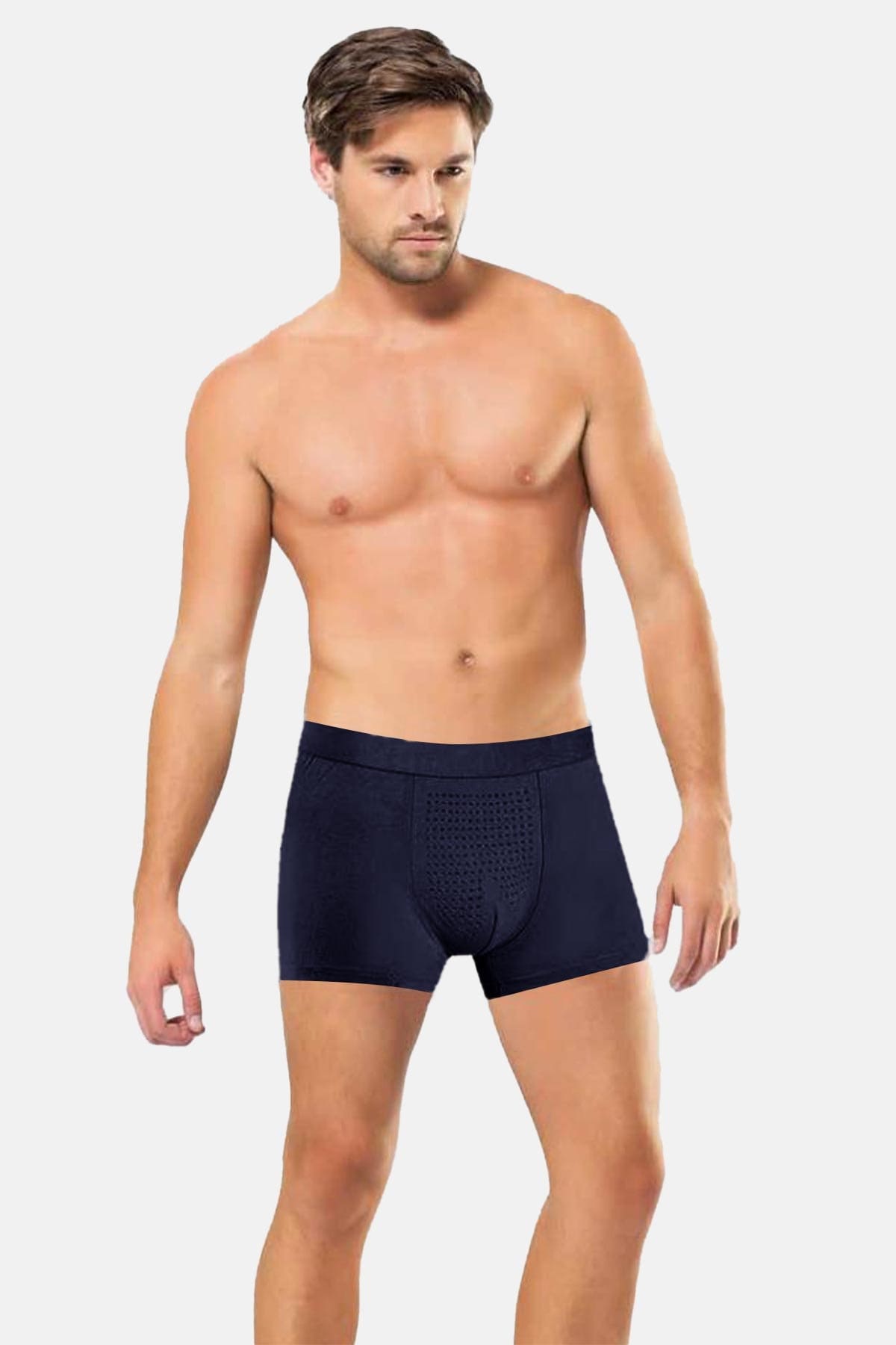 Modal Pamuklu Esnek Bel Boxer Anıt 1284 - Lacivert
