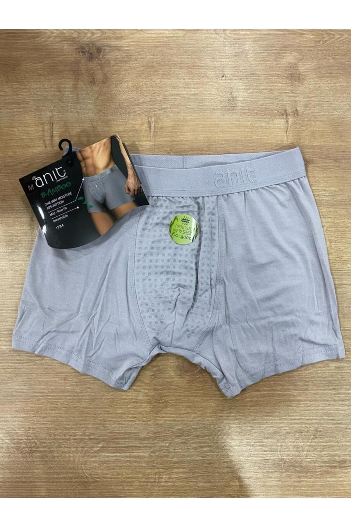 Modal Pamuklu Esnek Bel Boxer Anıt 1284 - Gri