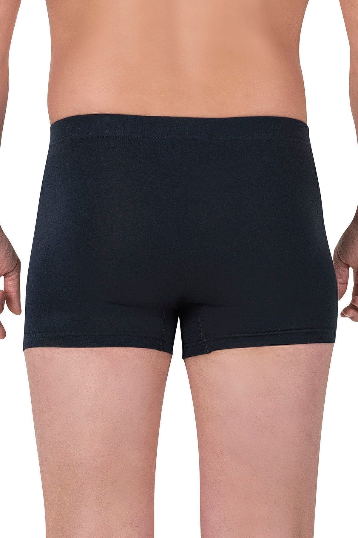 Pamuklu Likralı Esnek Rahat Boxer Şort Özkan 12024 - Lacivert