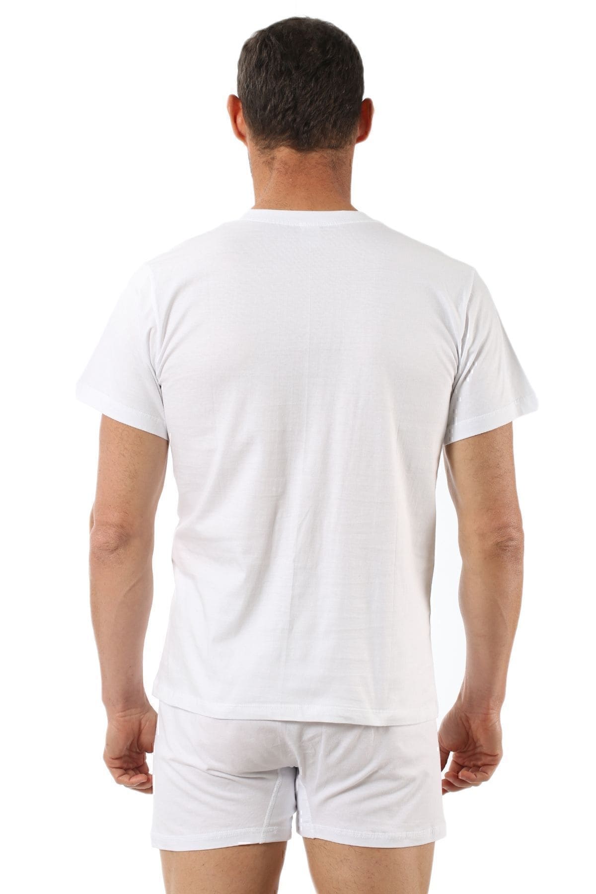 Ribana Kesim Pamuklu Atlet Özkan 0055 - Beyaz