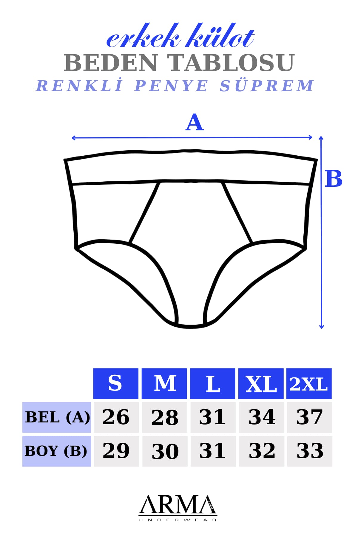Pamuklu Süprem Kesim Erkek Slip Arma Yıldız 1119 - Görsel