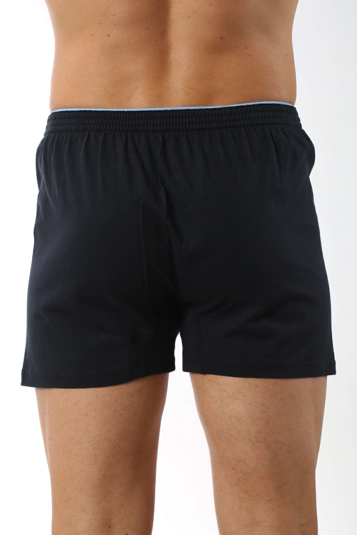 Pamuklu Düğmeli Lacivert Boxer Özkan 0041 - Lacivert