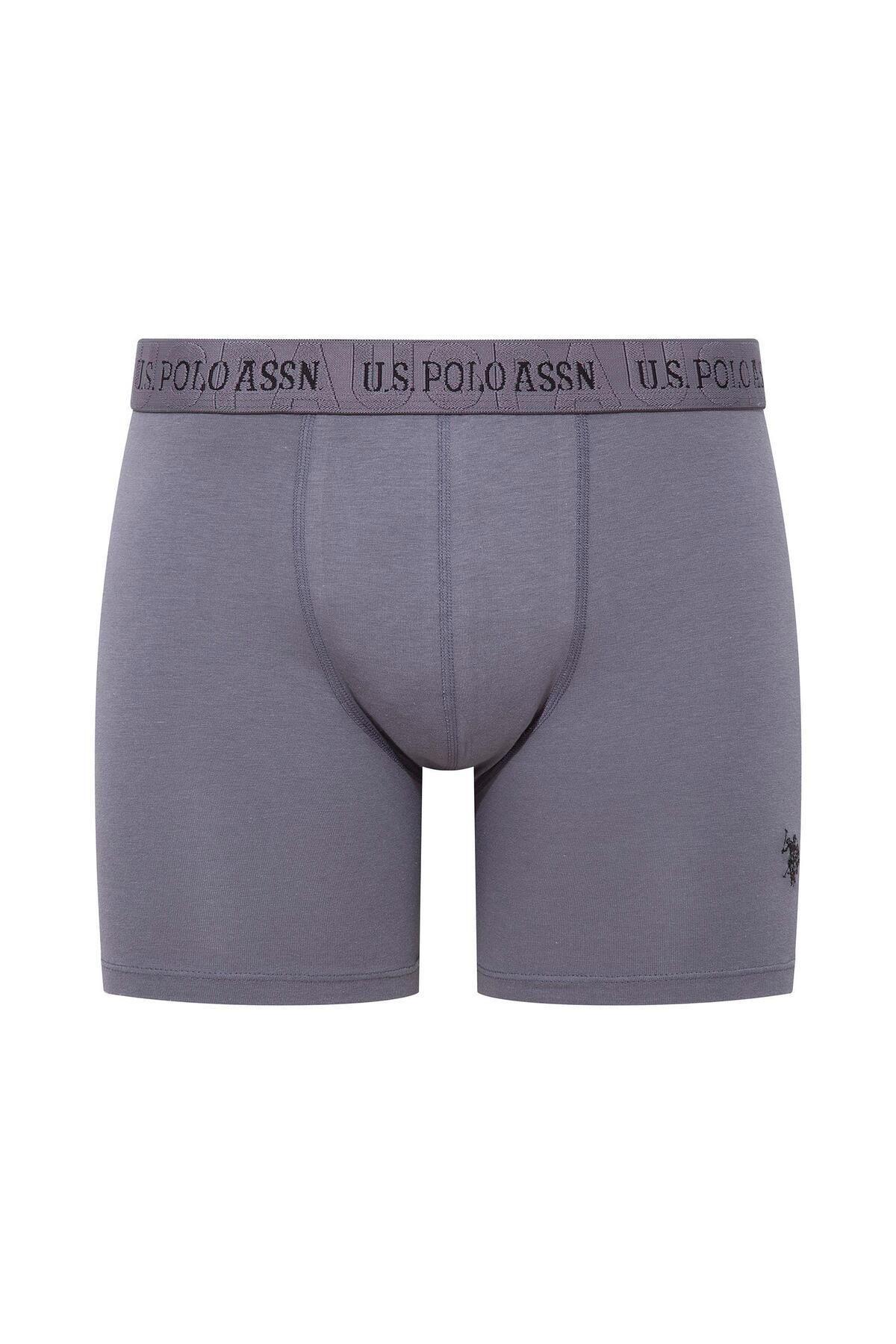 Us. POLO Assn. Pamuklu Esnek Bel Lastiği 3'lü Boxer Us. POLO Assn. 80517 - Görsel 3