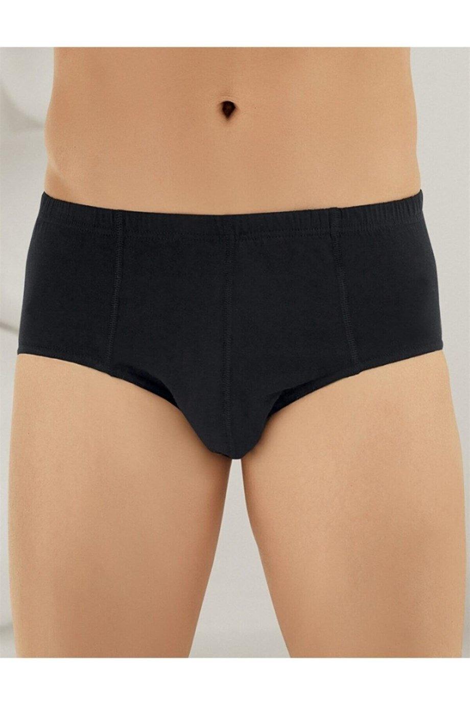 Pamuklu Kompakt Kesim Siyah Erkek Slip Arma Yıldız 1117 - Siyah