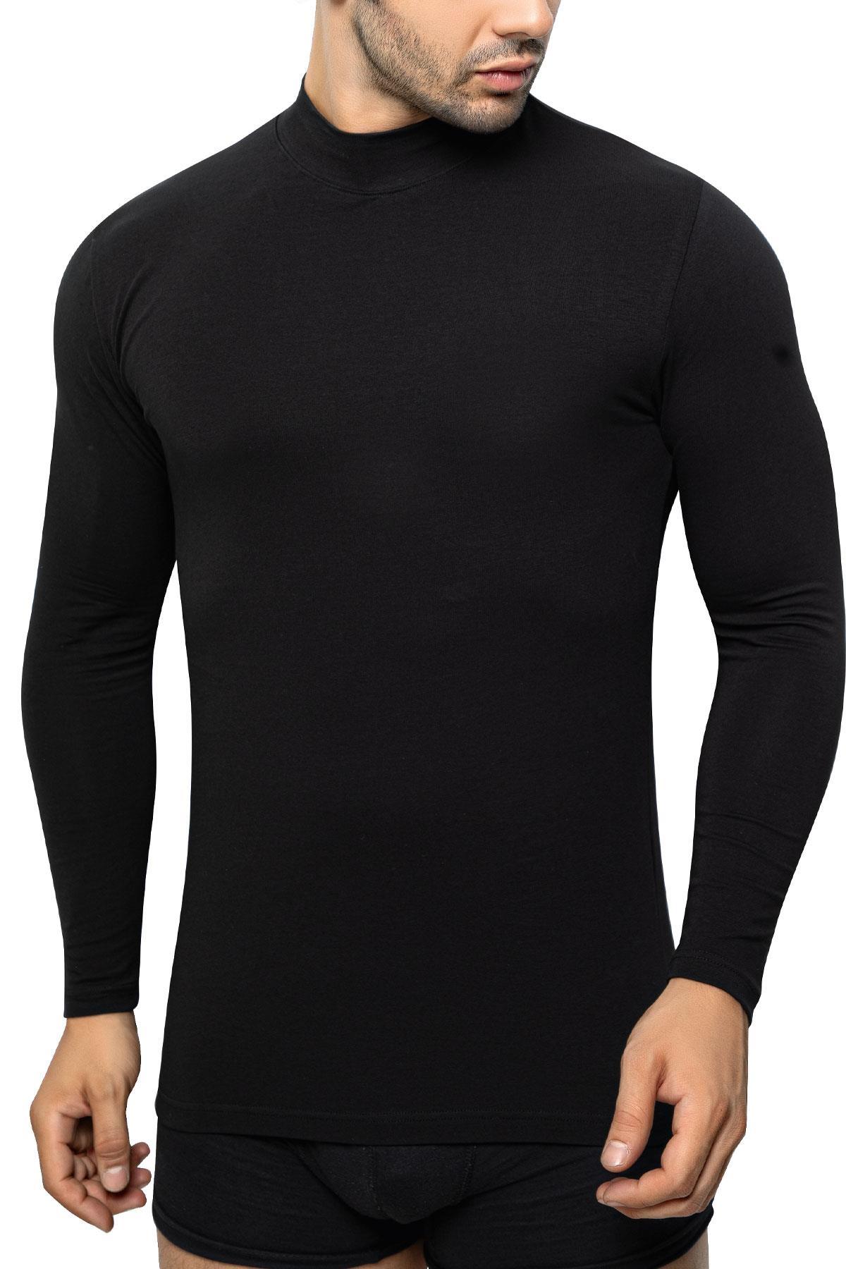 Öts İç Giyim Uzun Kollu Balıkçı Yaka Pamuklu Atlet Öts 1712