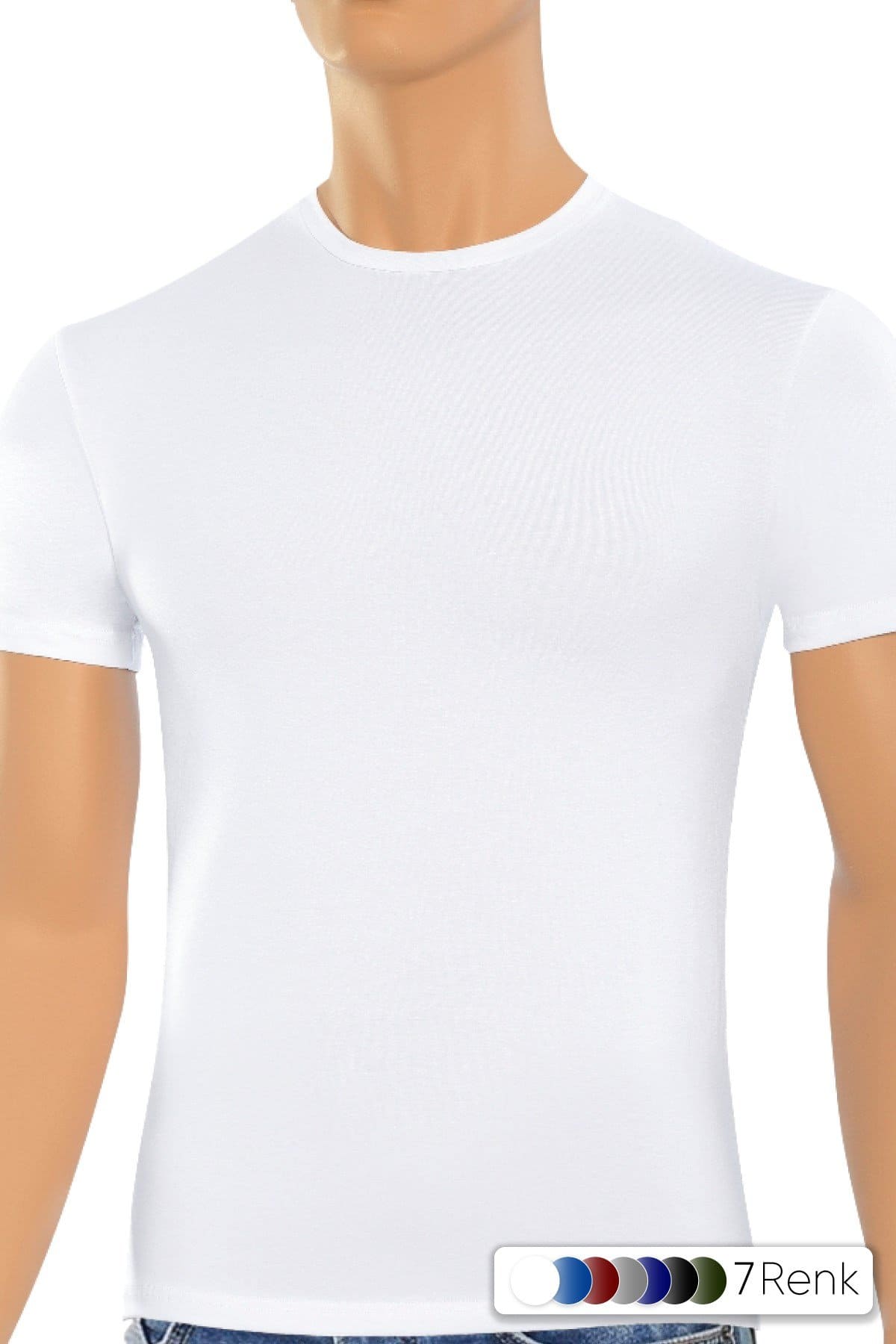 Modal Pamuklu V Yaka Erkek Atlet Öts 1622 - Beyaz